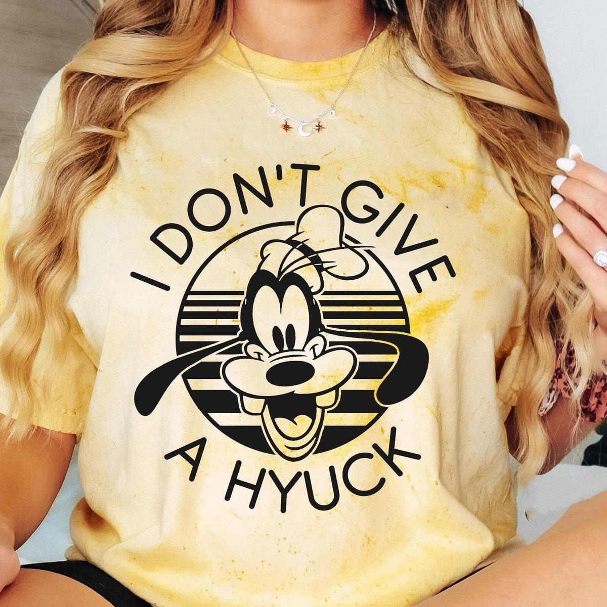 Retro Goofy I Don't Give A Hyuck Shirt 3