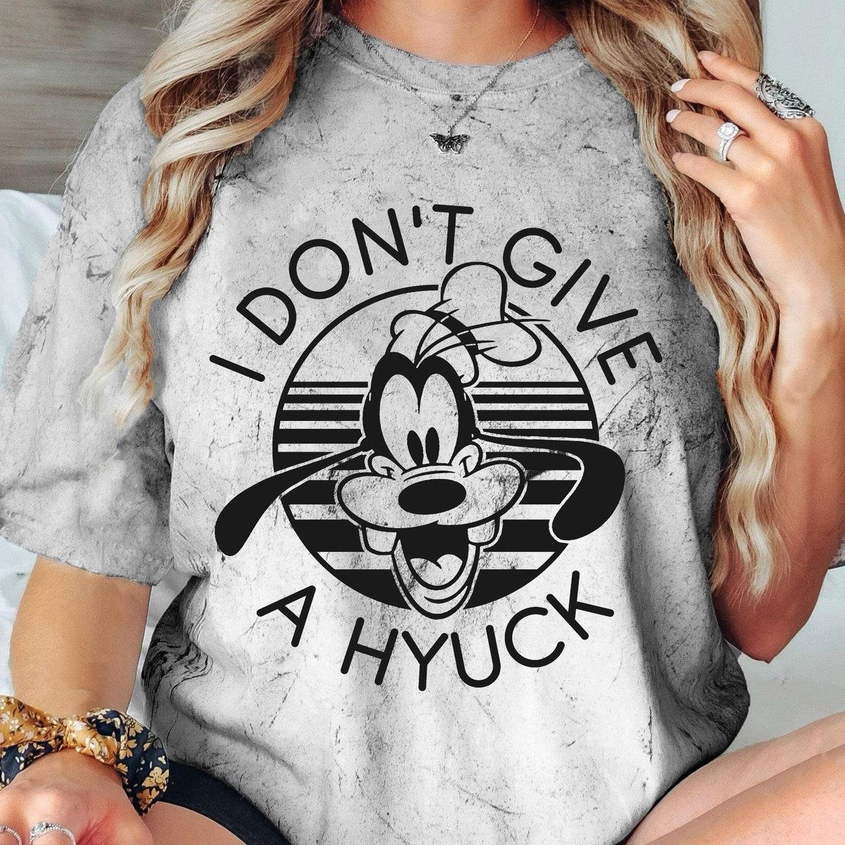 Retro Goofy I Don't Give A Hyuck Shirt 4