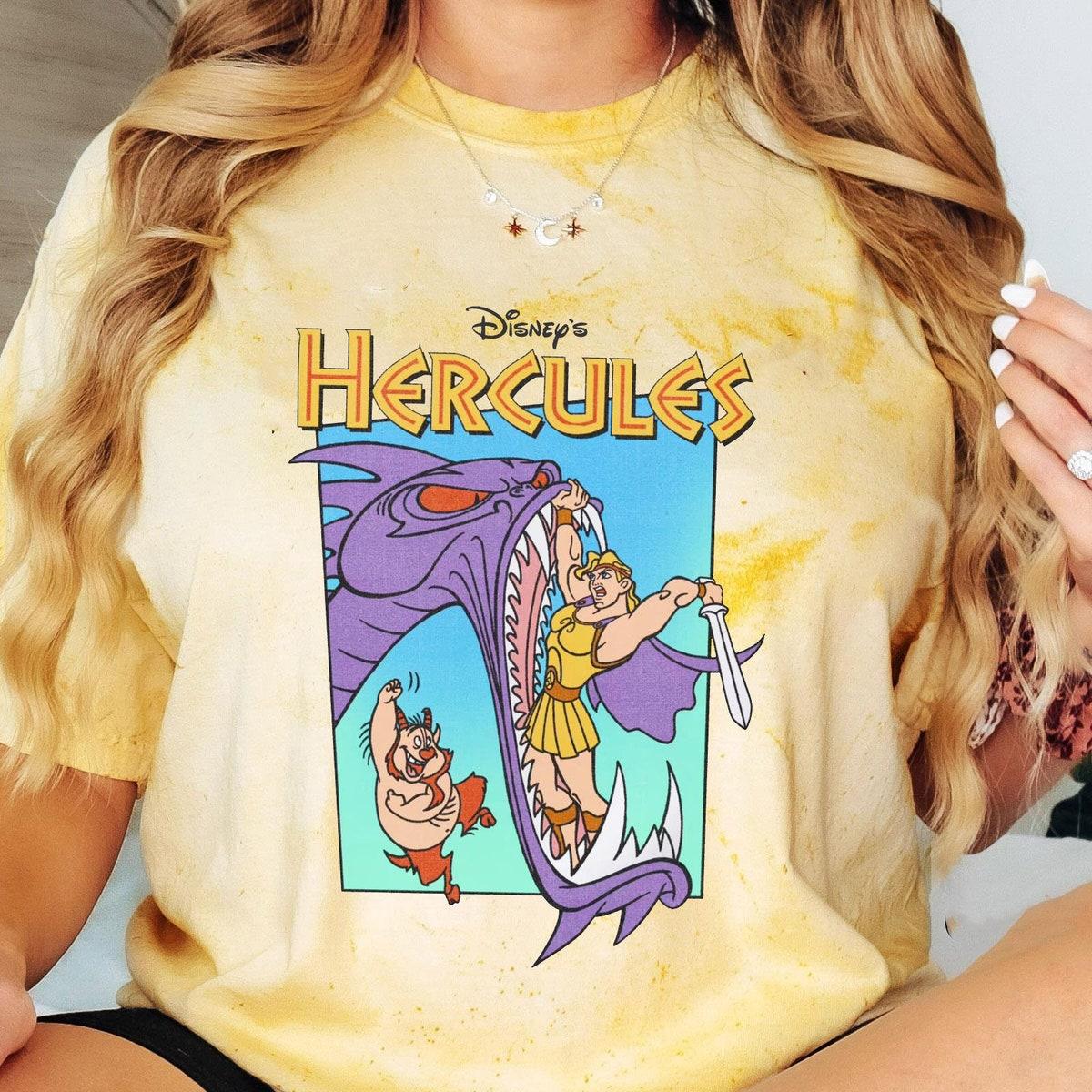 Retro Graphic Hercules Phil Hydra Battle Disney Hercules Shirt 4