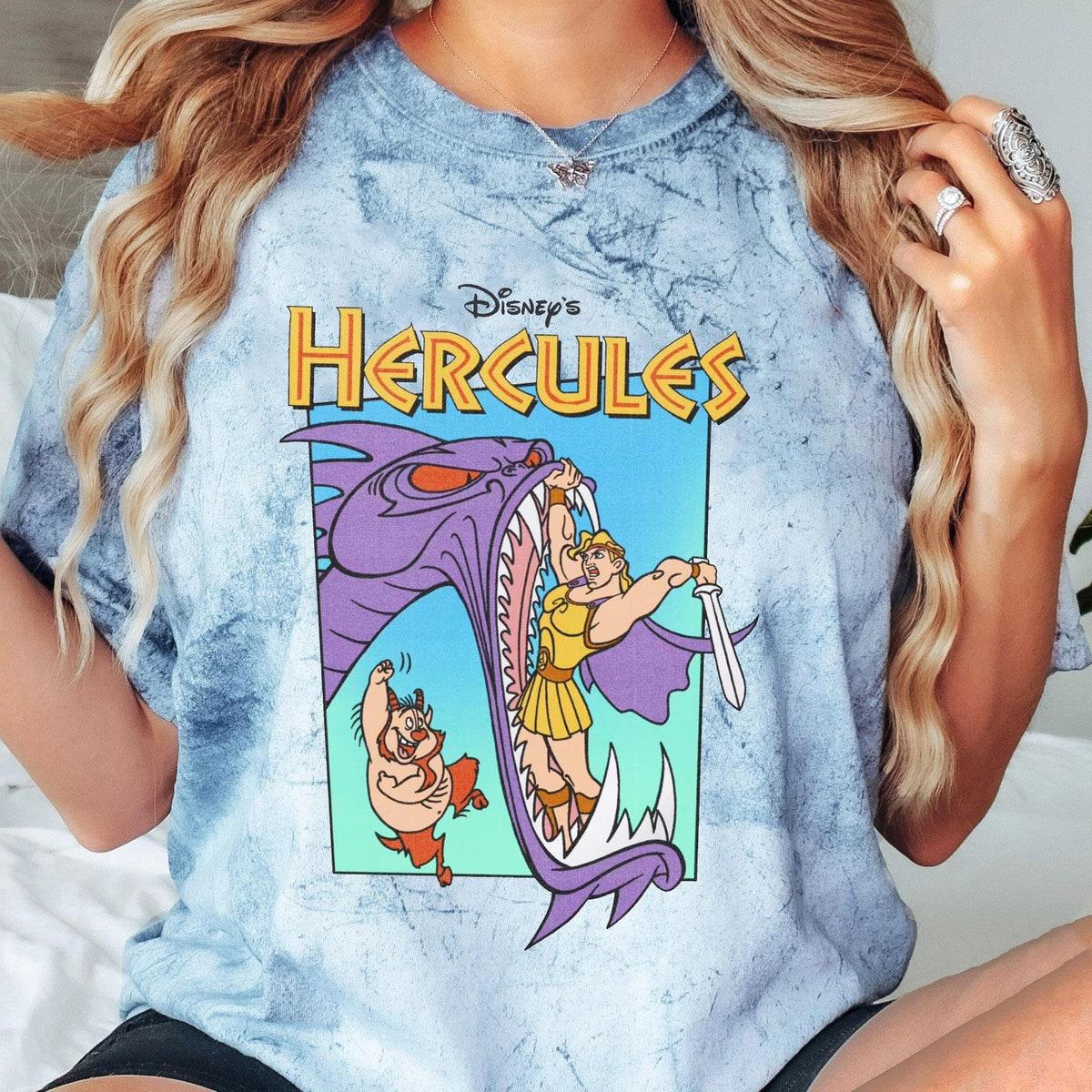 Retro Graphic Hercules Phil Hydra Battle Disney Hercules Shirt 5