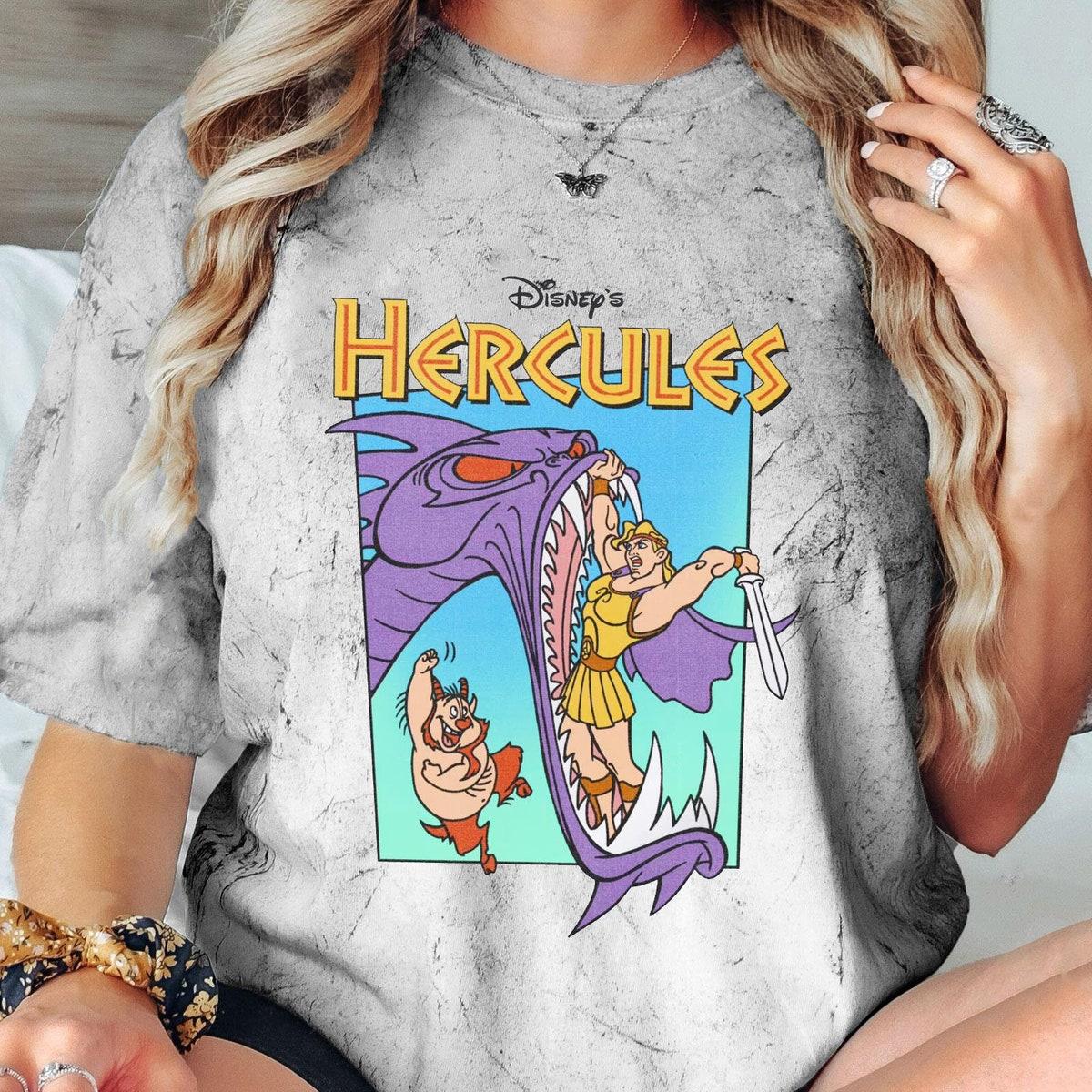 Retro Graphic Hercules Phil Hydra Battle Disney Hercules Shirt 6