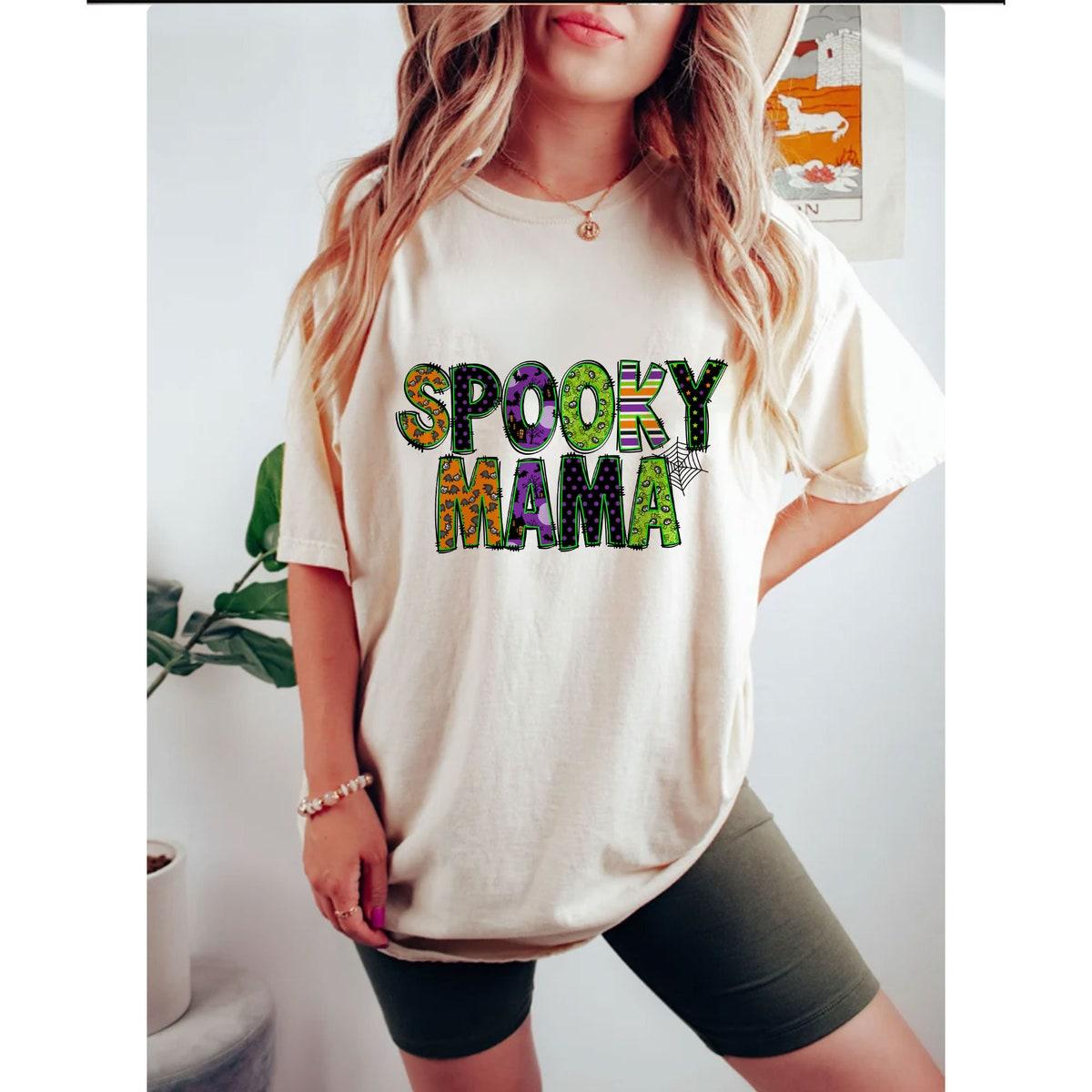 Retro Halloween Mama Mini Shirt 2