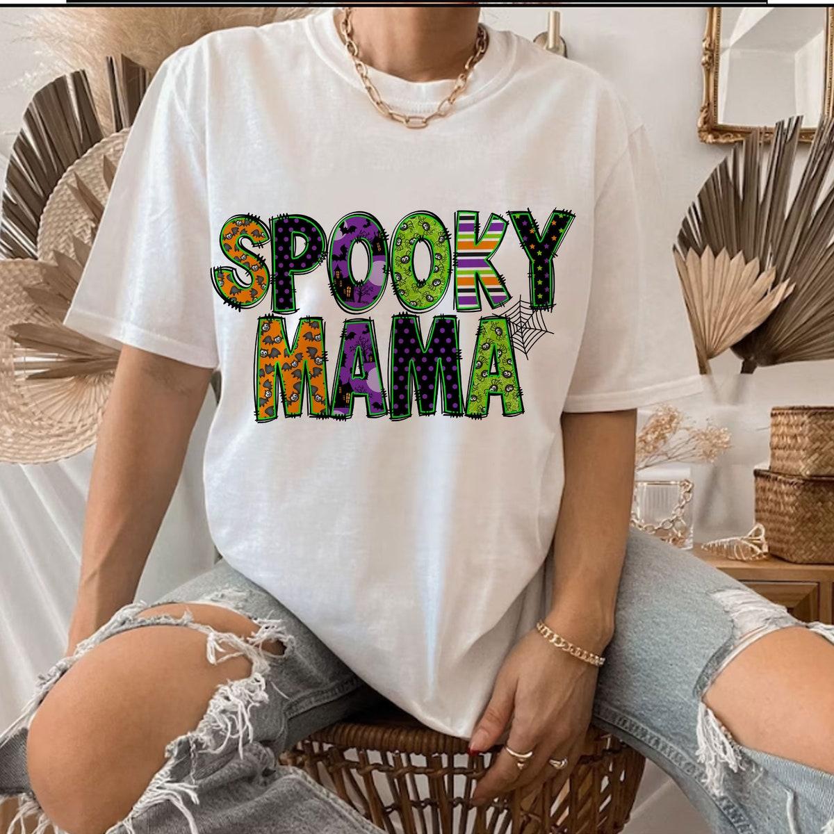 Retro Halloween Mama Mini Shirt 3