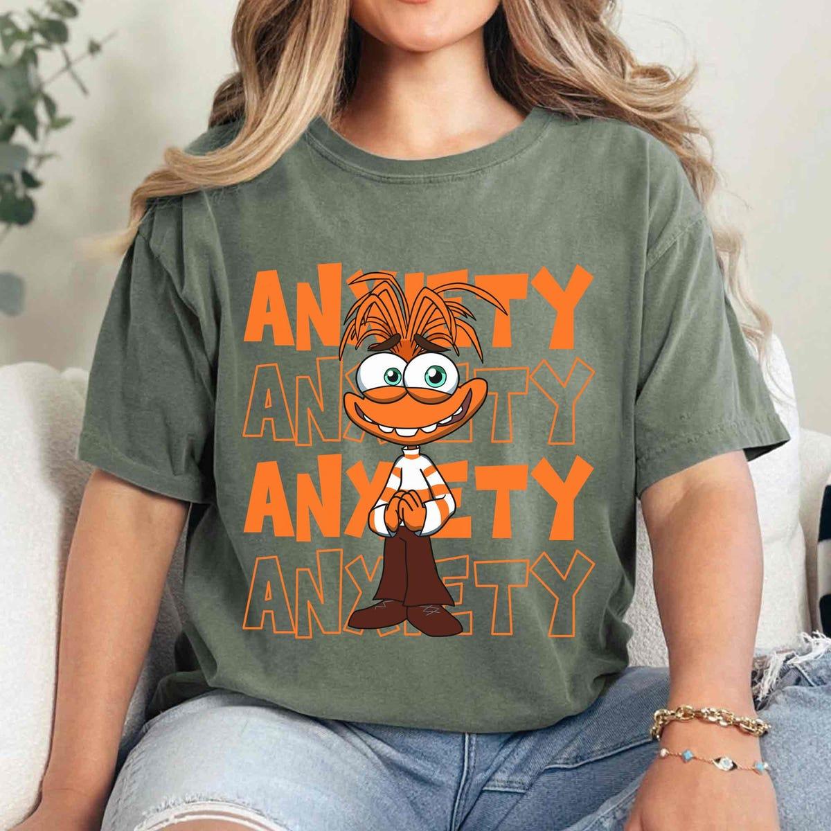 Retro Inside Out Anxiety Portrait Shirt 4