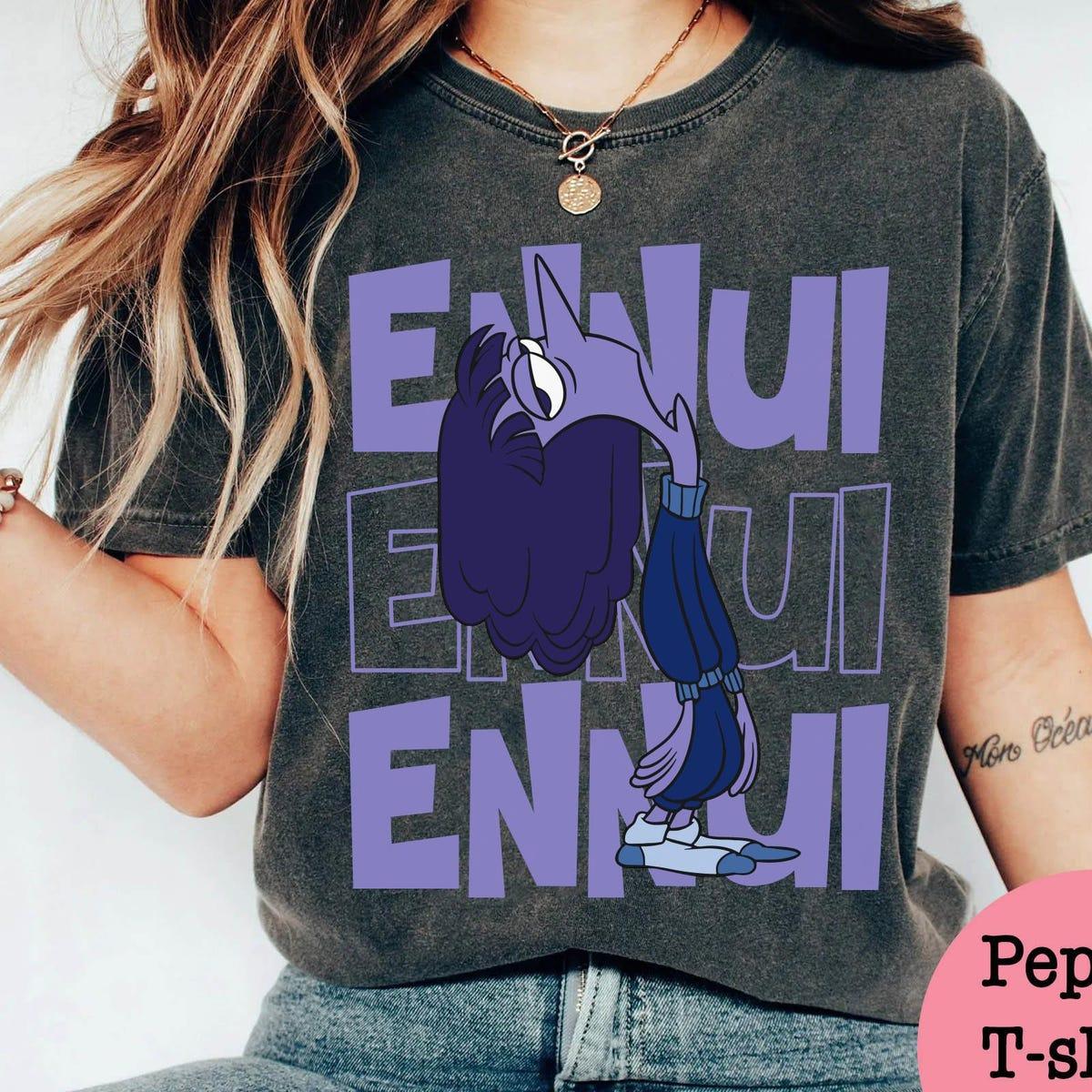 Retro Inside Out Ennui Portrait Funy Ennui Inside Out Emotion Shirt 1