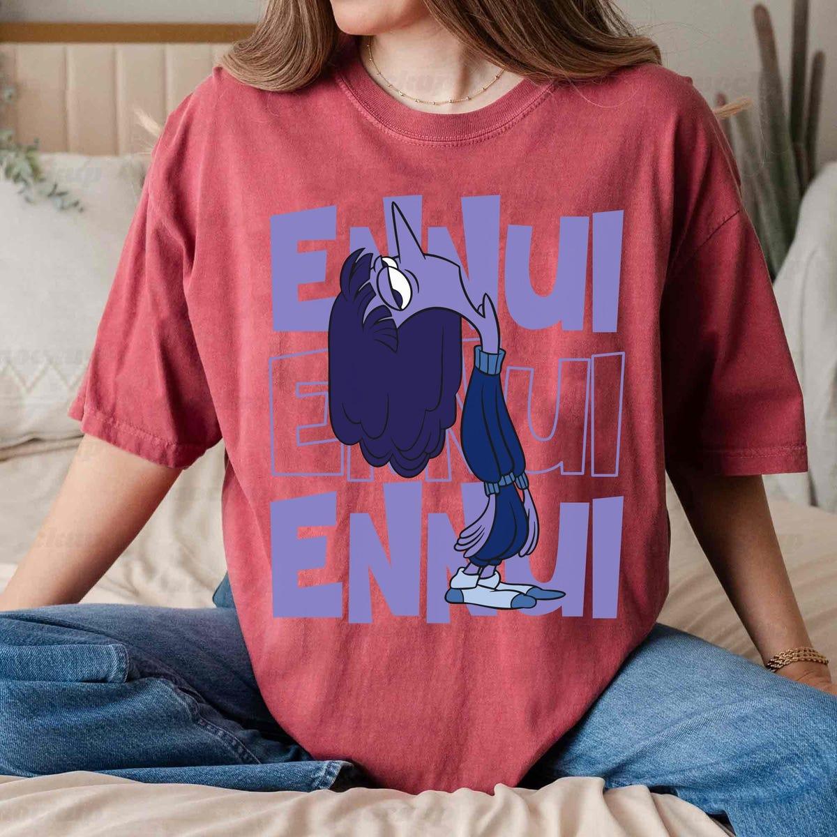 Retro Inside Out Ennui Portrait Funy Ennui Inside Out Emotion Shirt 4