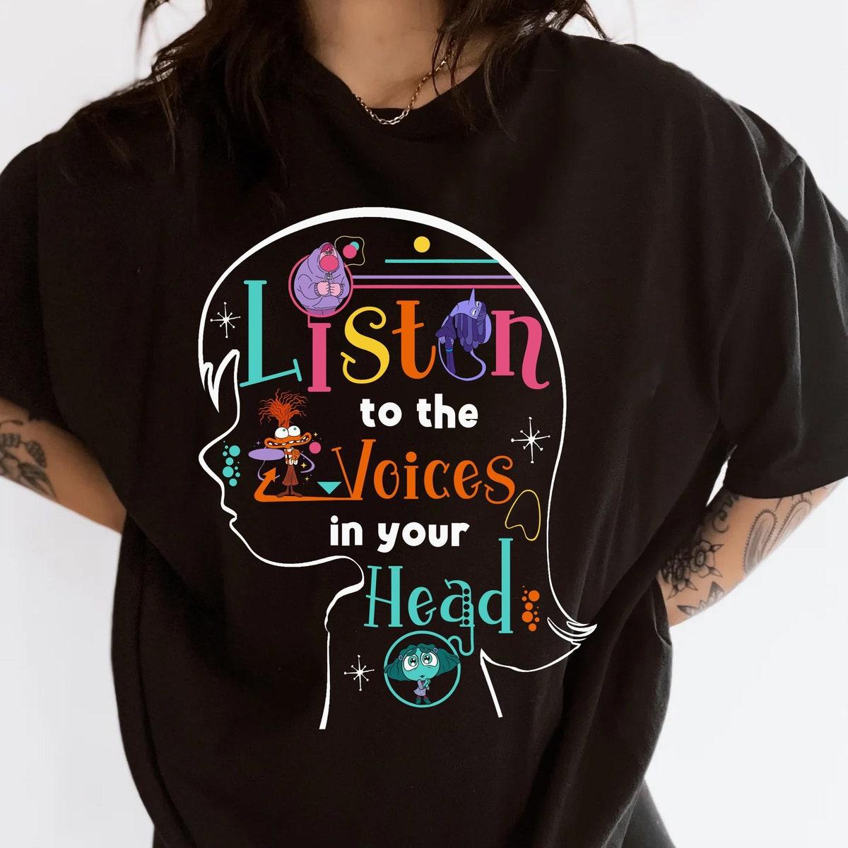 Retro Inside Out Riley Listen To The Voices In Your Head Shirt 3