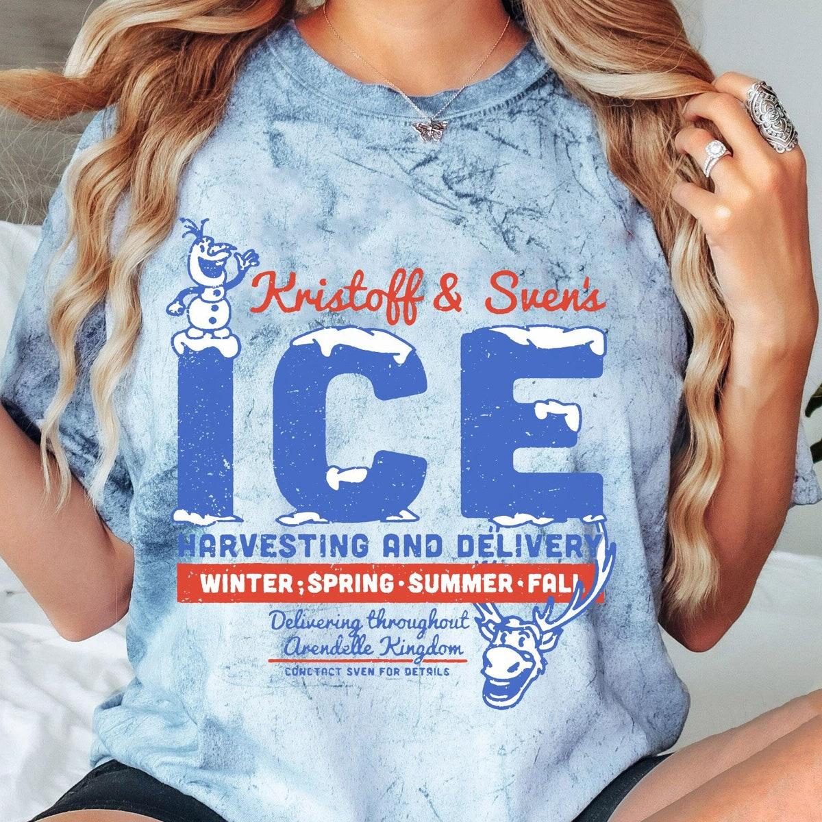 Retro Kristoff And Sven's Ice Harvesting And Delivery Blast Shirt 1