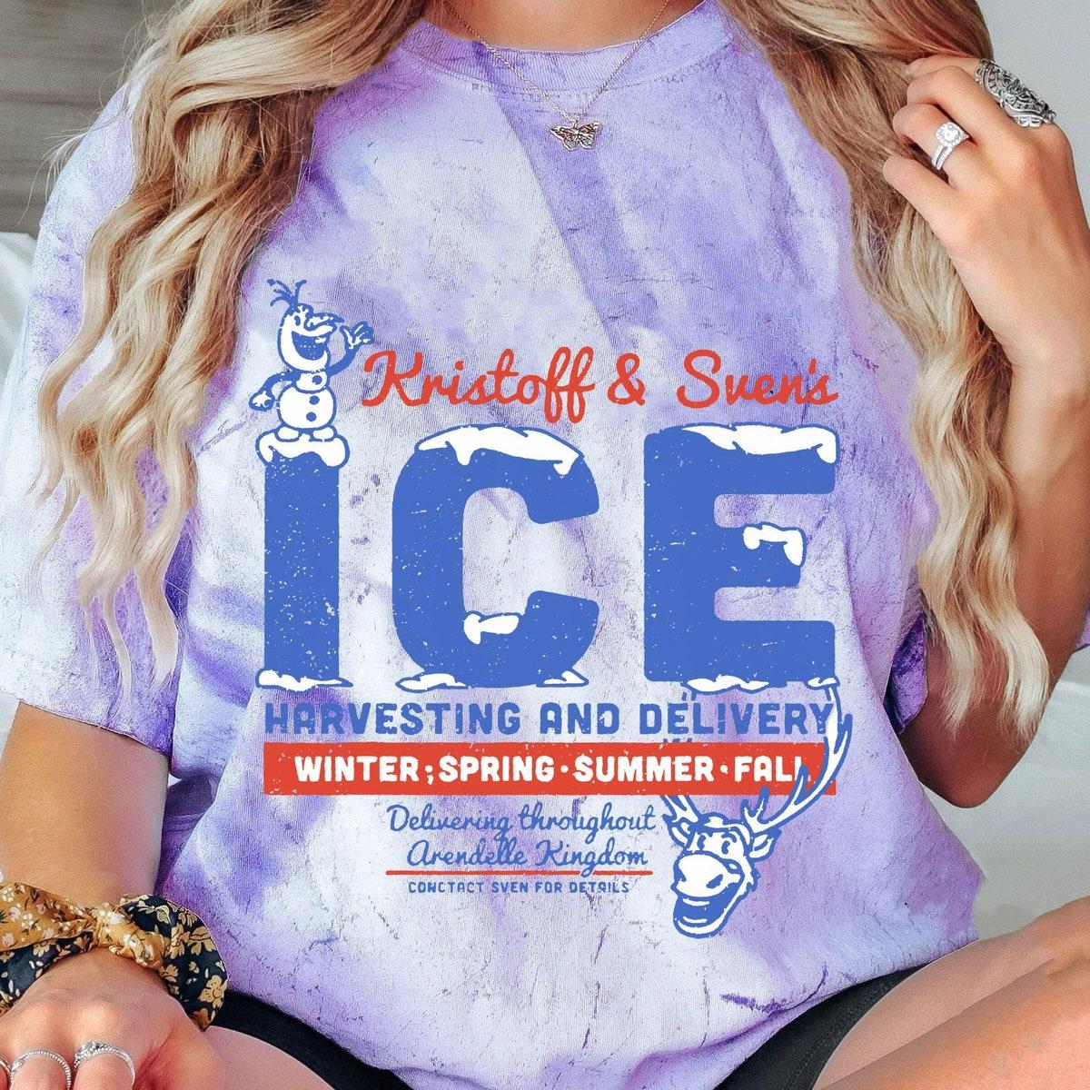 Retro Kristoff And Sven's Ice Harvesting And Delivery Blast Shirt 5