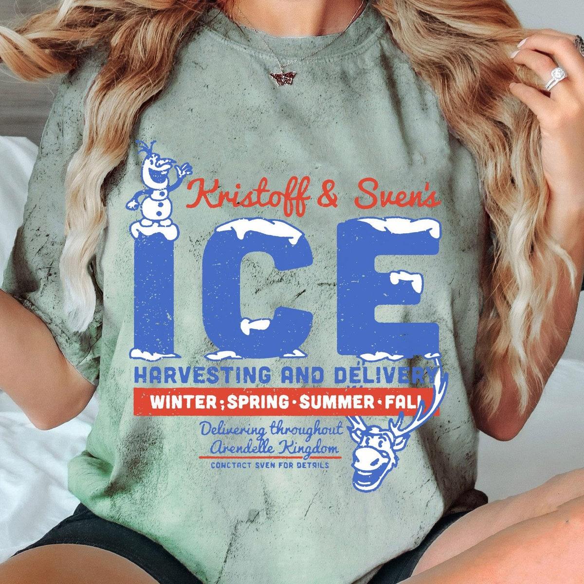 Retro Kristoff And Sven's Ice Harvesting And Delivery Blast Shirt 6