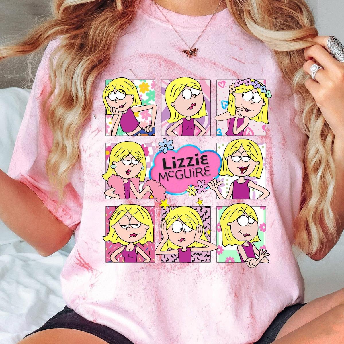 Retro Lizzie Mcguire Emotions Disney Lizzie Shirt 1