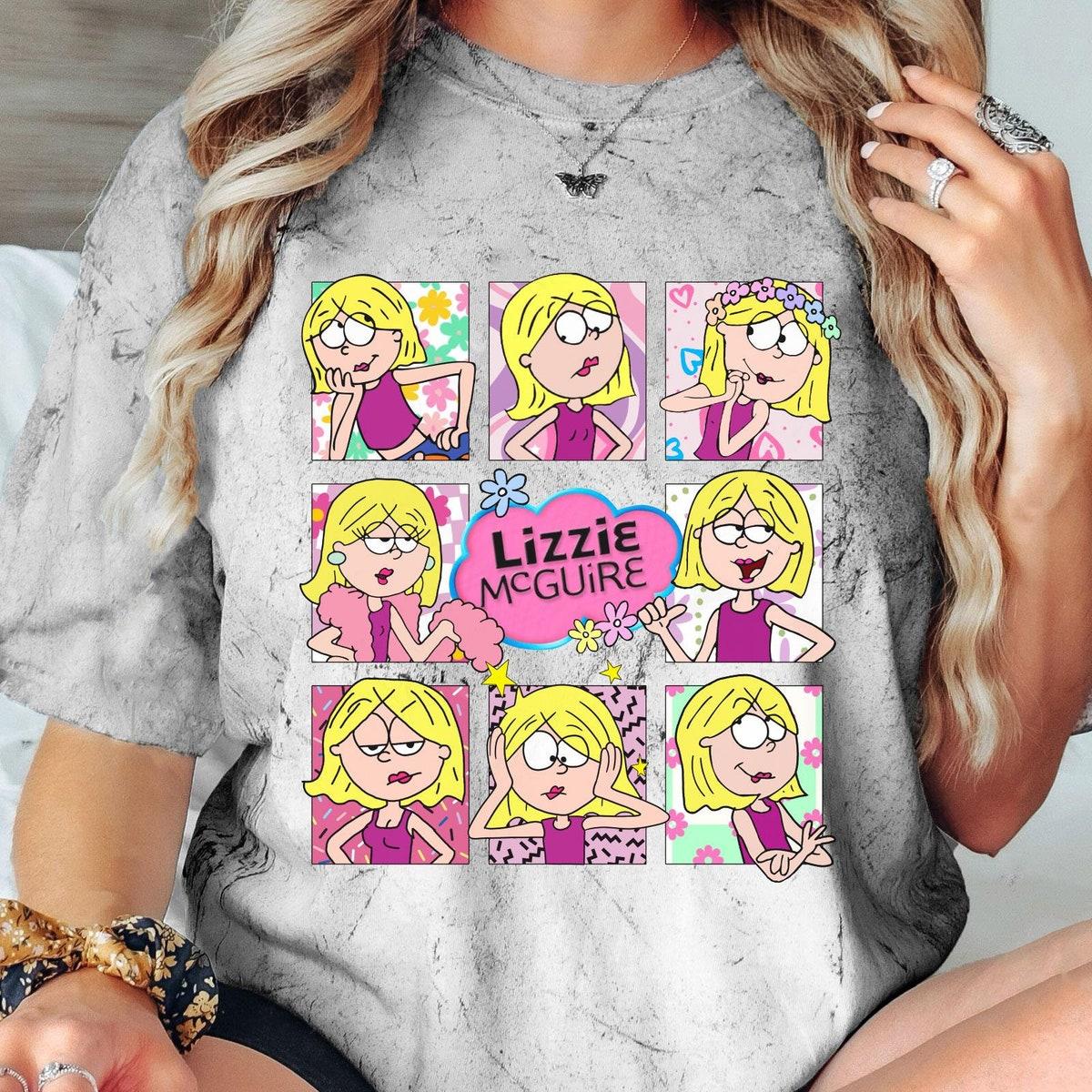 Retro Lizzie Mcguire Emotions Disney Lizzie Shirt 2