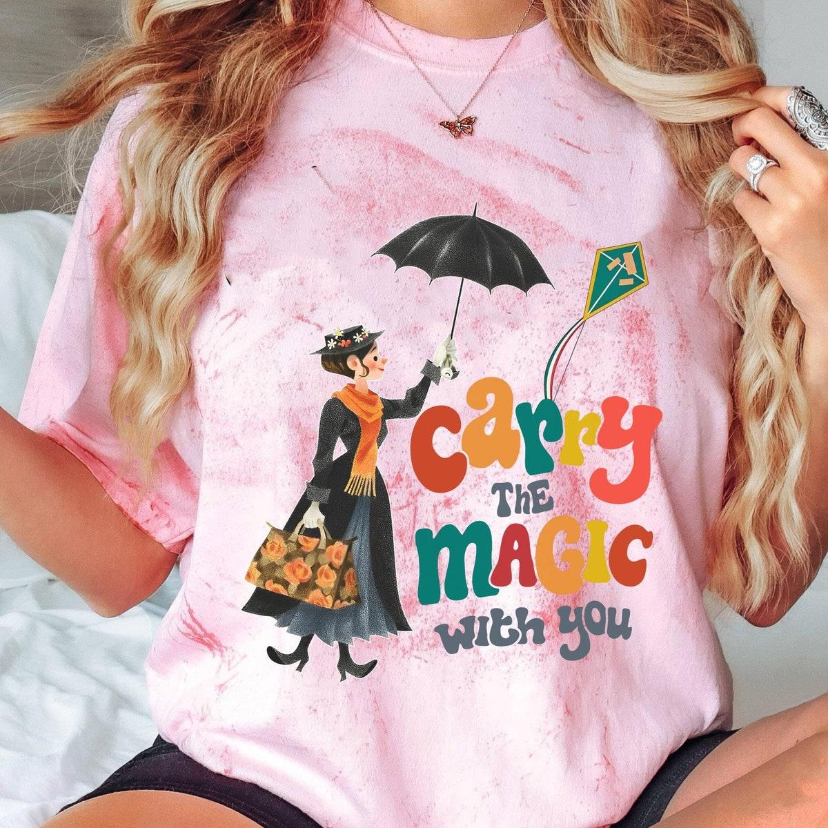 Retro Mary Poppins Carry The Magic With You Blast Shirt 2