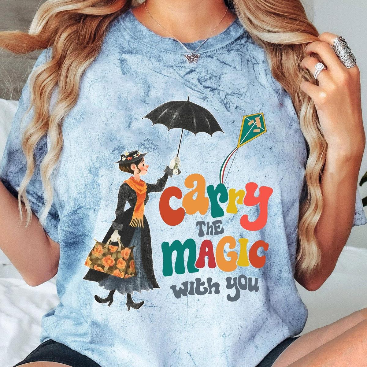 Retro Mary Poppins Carry The Magic With You Blast Shirt 5