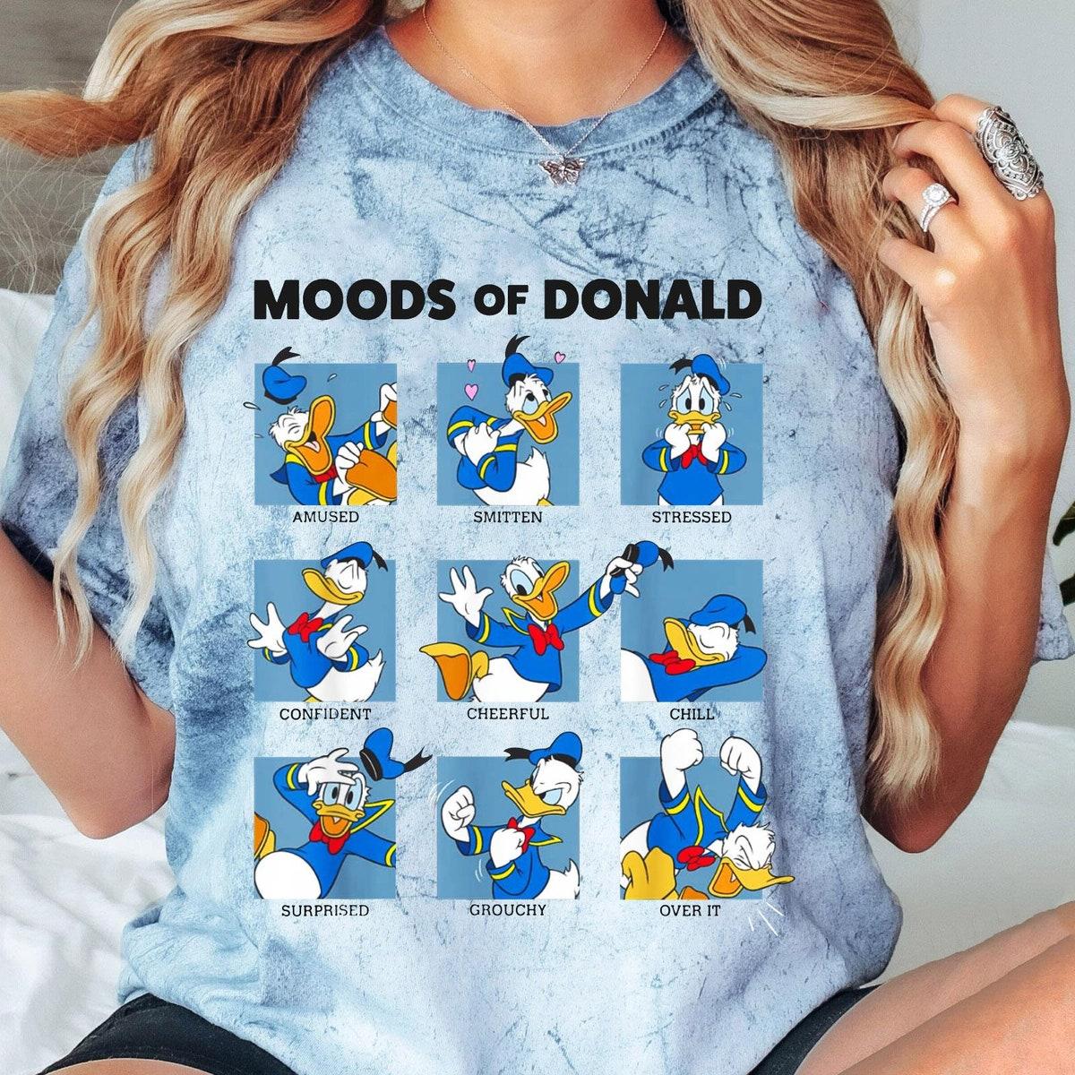 Retro Moods Of Donald Duck Shirt 1