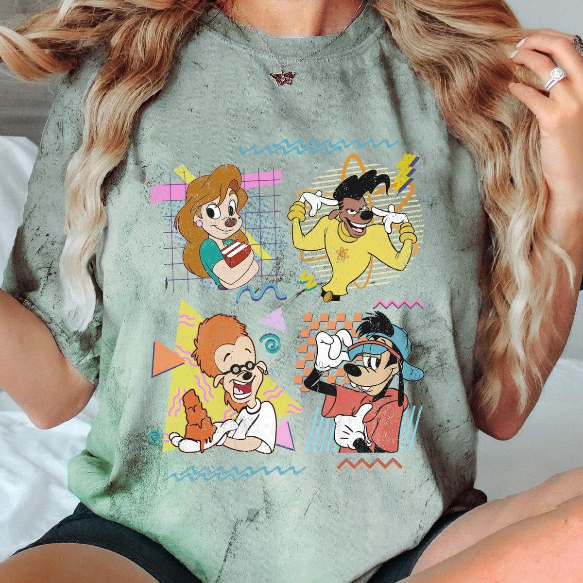 Retro Pattern Roxanne Powerline Goofy Max Goof Bobby Zimmeruski Blast Shirt 4