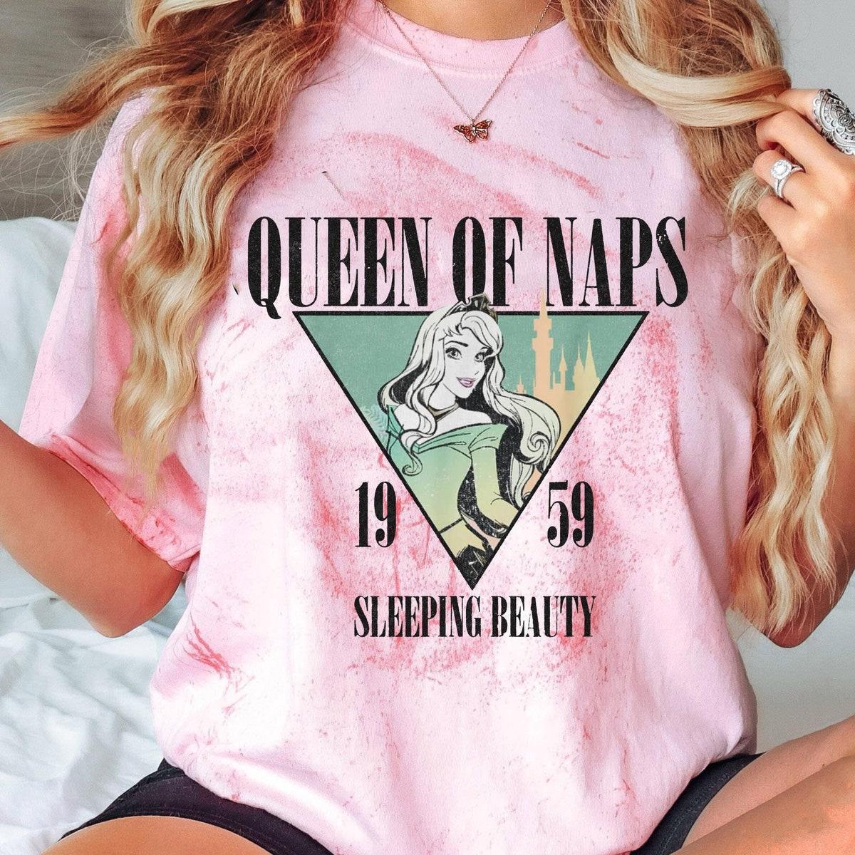 Retro Queen Of Nap 1959 Disney Sleeping Beauty Shirt 1