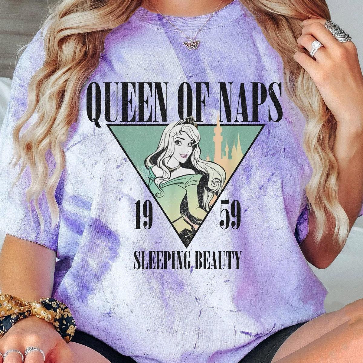 Retro Queen Of Nap 1959 Disney Sleeping Beauty Shirt 3