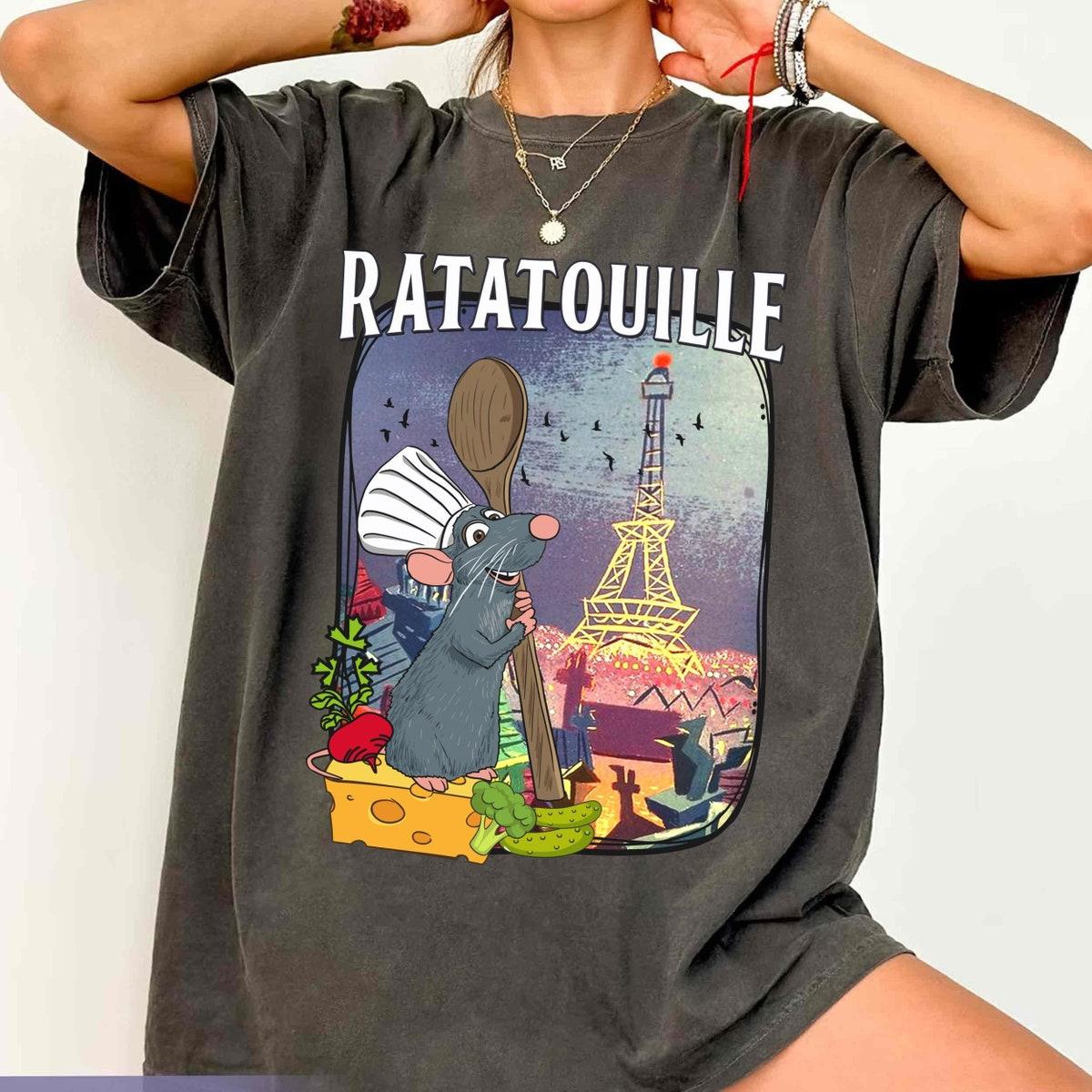 Retro Ratatouille Remy Little Chef Paris Ratatouille Disney Shirt 1