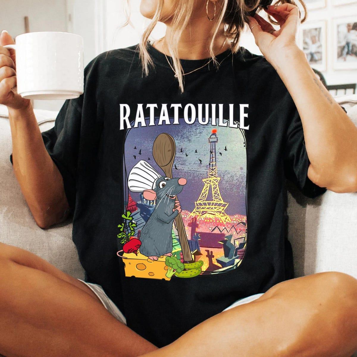 Retro Ratatouille Remy Little Chef Paris Ratatouille Disney Shirt 3