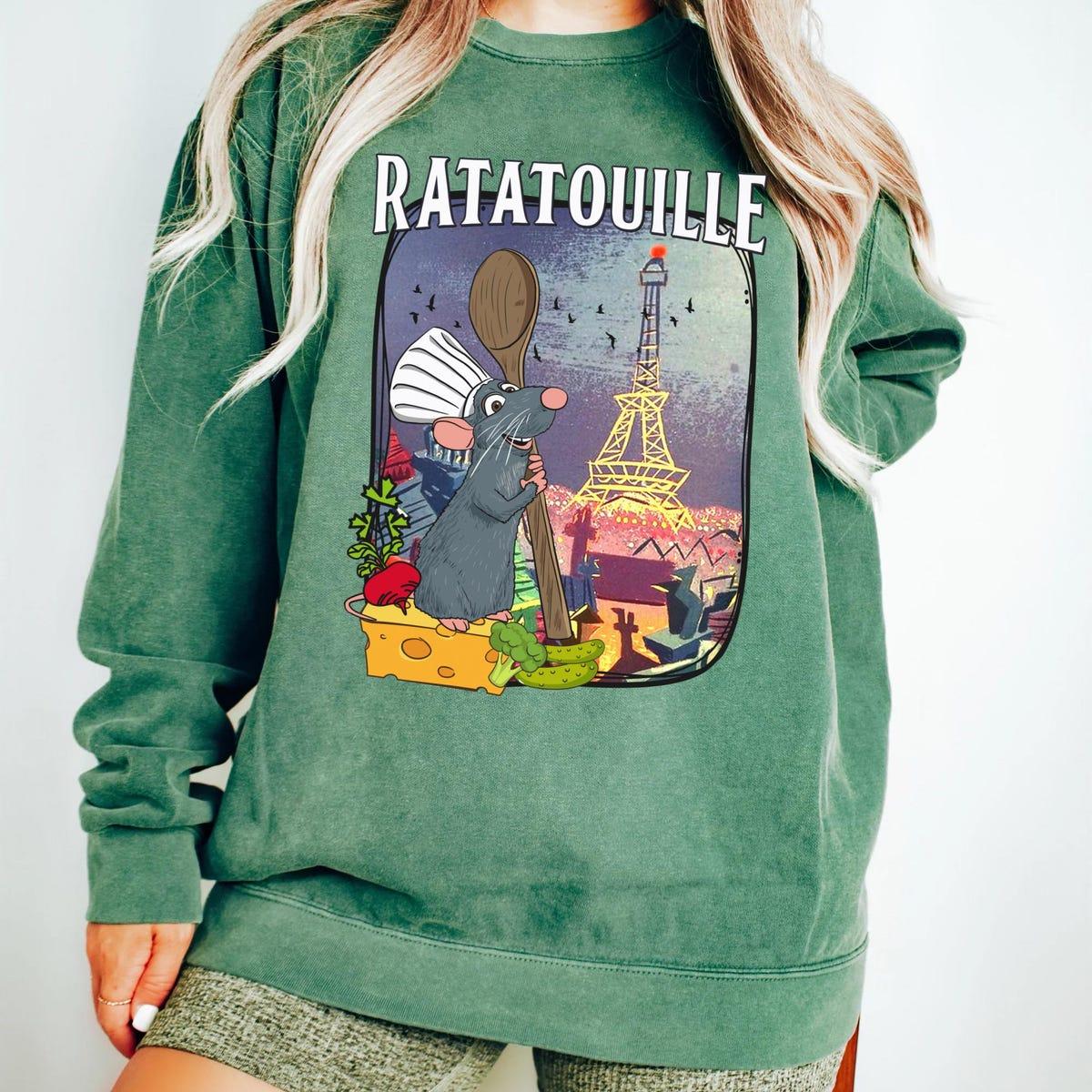 Retro Ratatouille Remy Little Chef Paris Ratatouille Disney Shirt 5