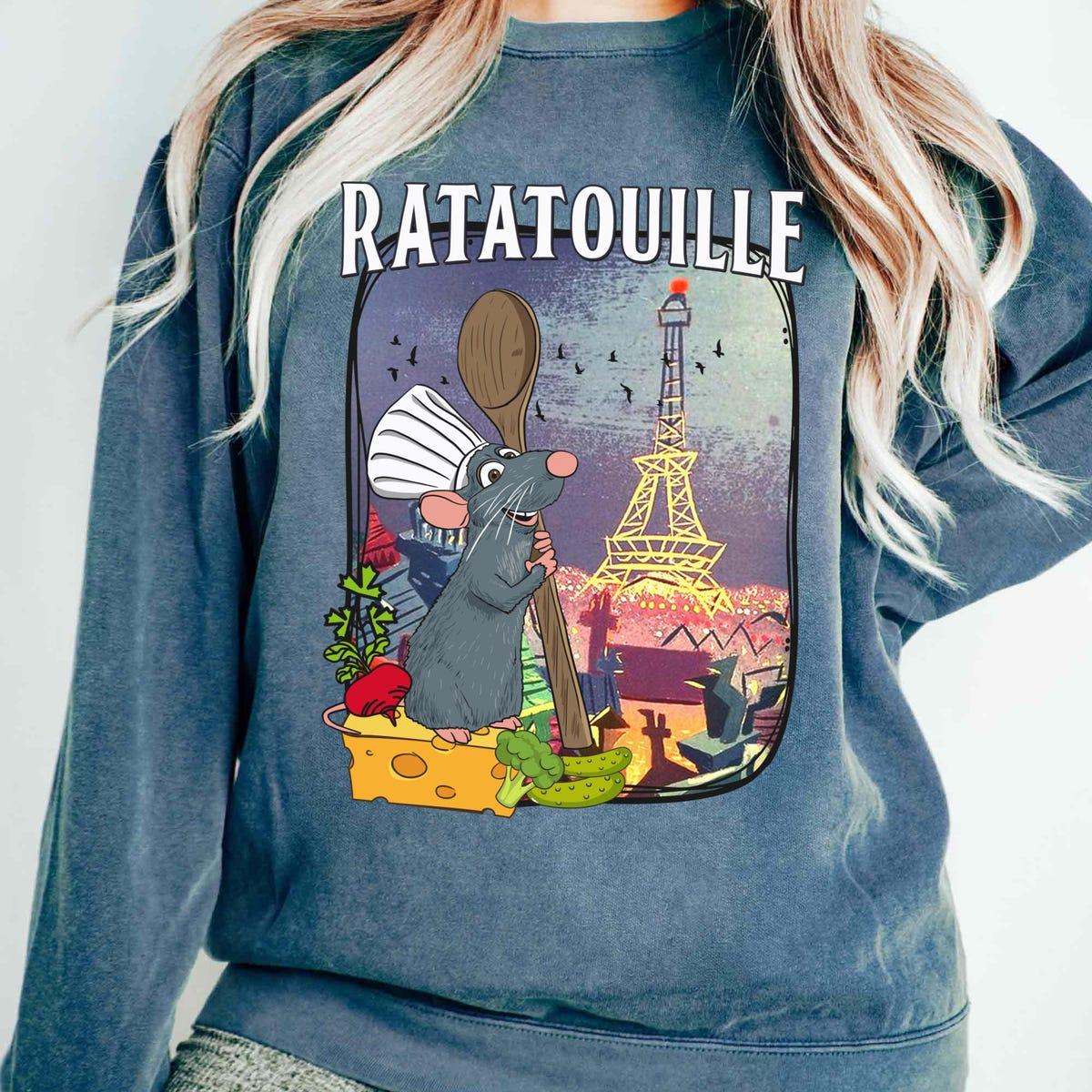 Retro Ratatouille Remy Little Chef Paris Ratatouille Disney Shirt 6