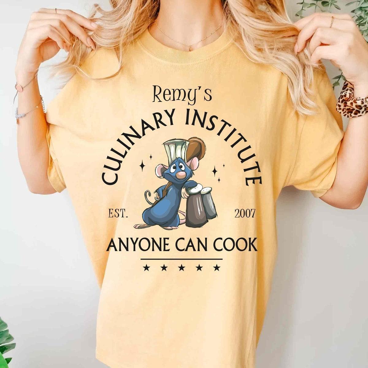 Retro Remy's Culinary Institute Anyone Can Cook Shirt 1