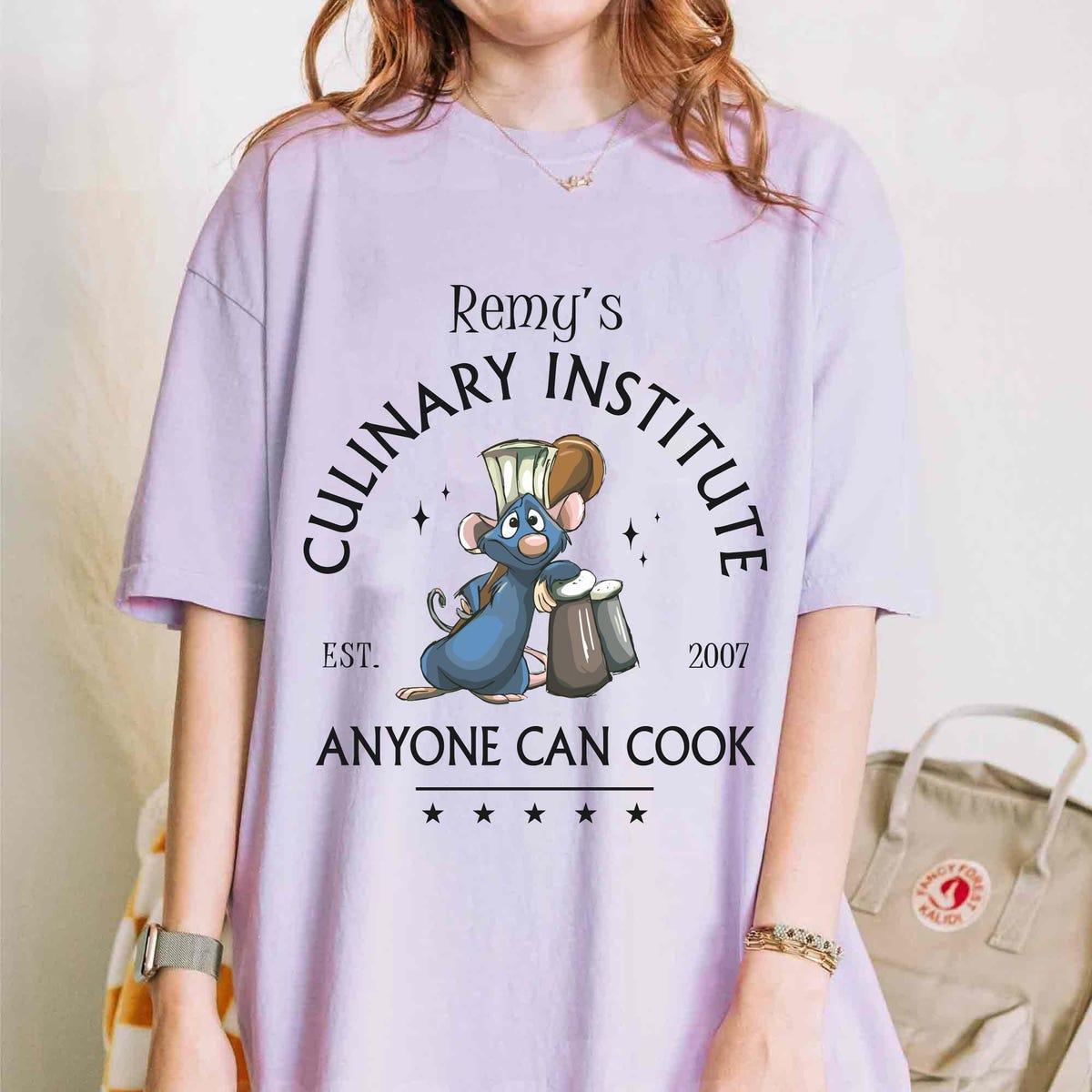 Retro Remy's Culinary Institute Anyone Can Cook Shirt 4