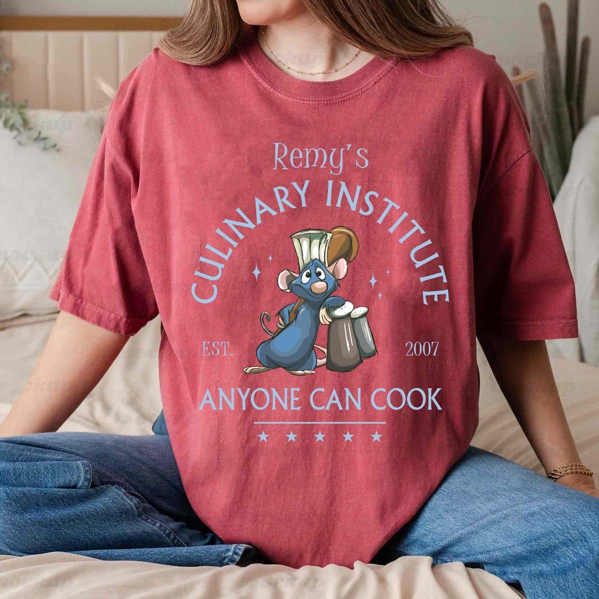 Retro Remy's Culinary Institute Anyone Can Cook Shirt 5