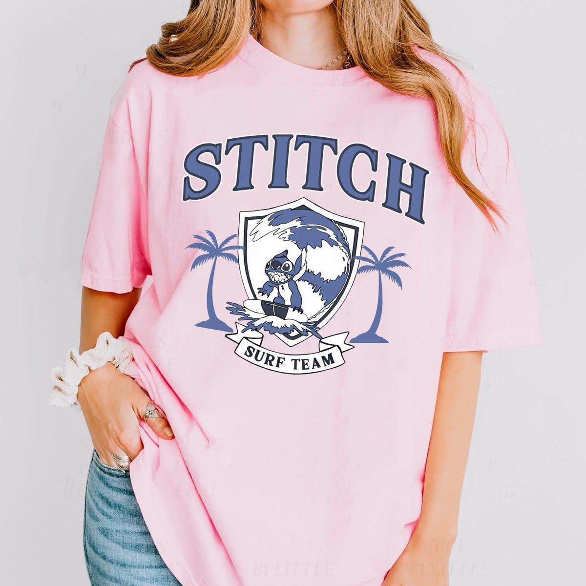 Retro Stitch Surfing On The Beach Surf Team Shirt 3