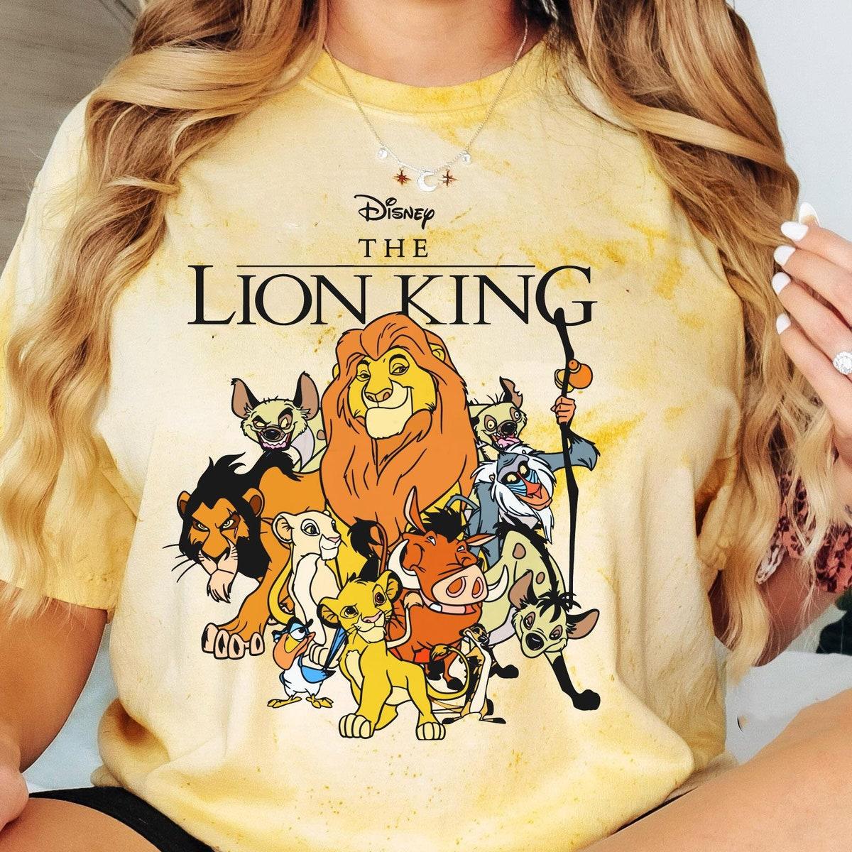 Retro The Lion King Group Characters Blast Shirt 2