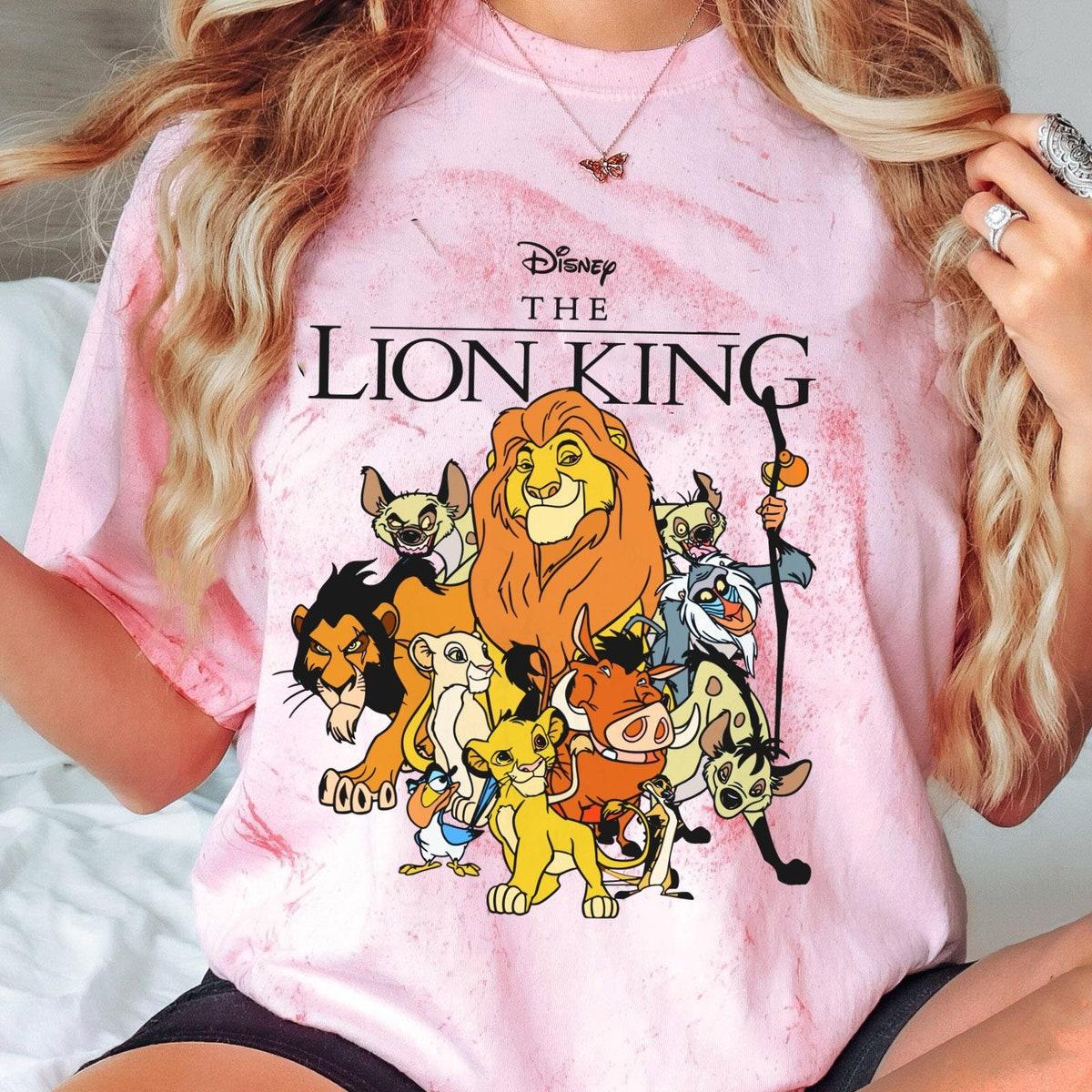 Retro The Lion King Group Characters Blast Shirt 3