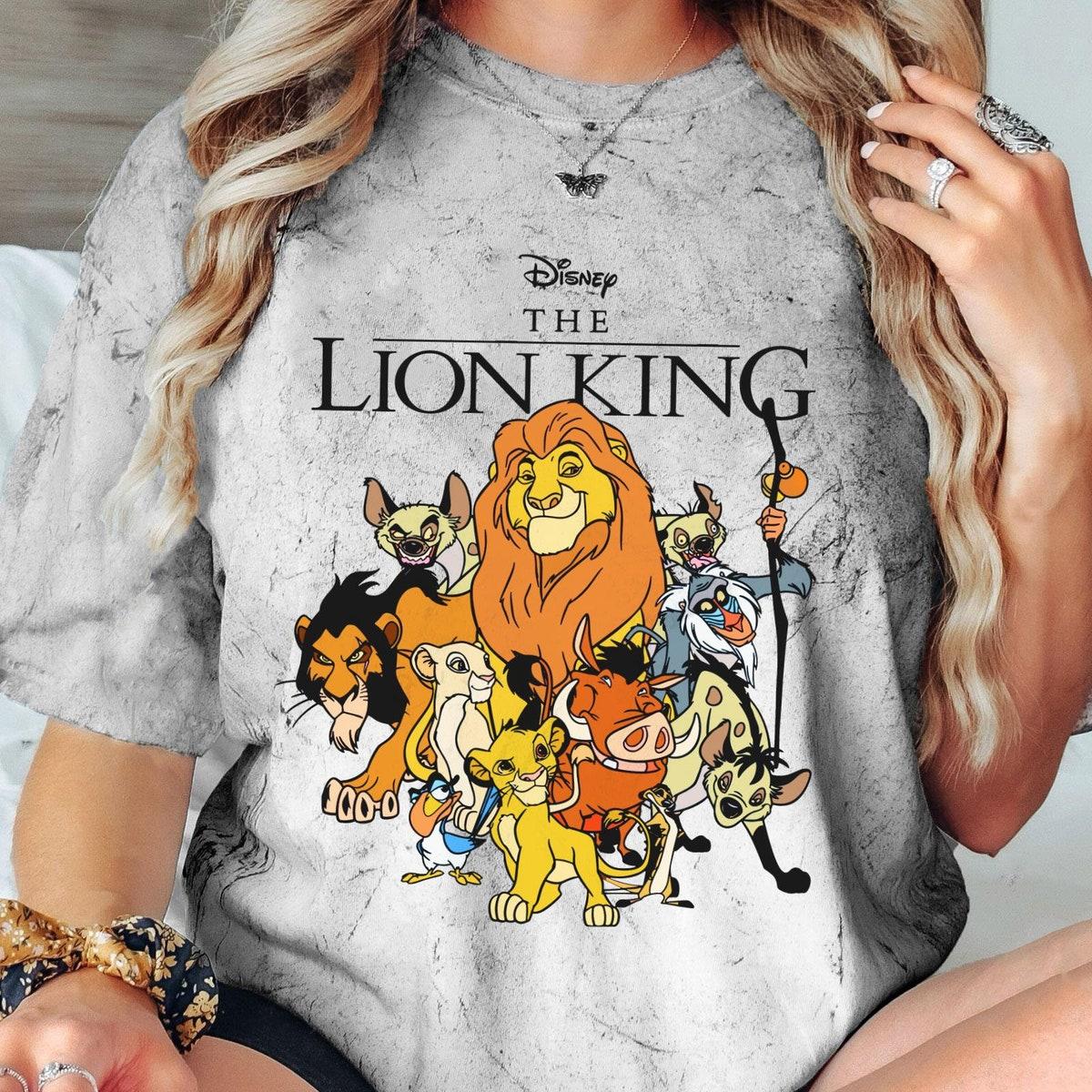 Retro The Lion King Group Characters Blast Shirt 4