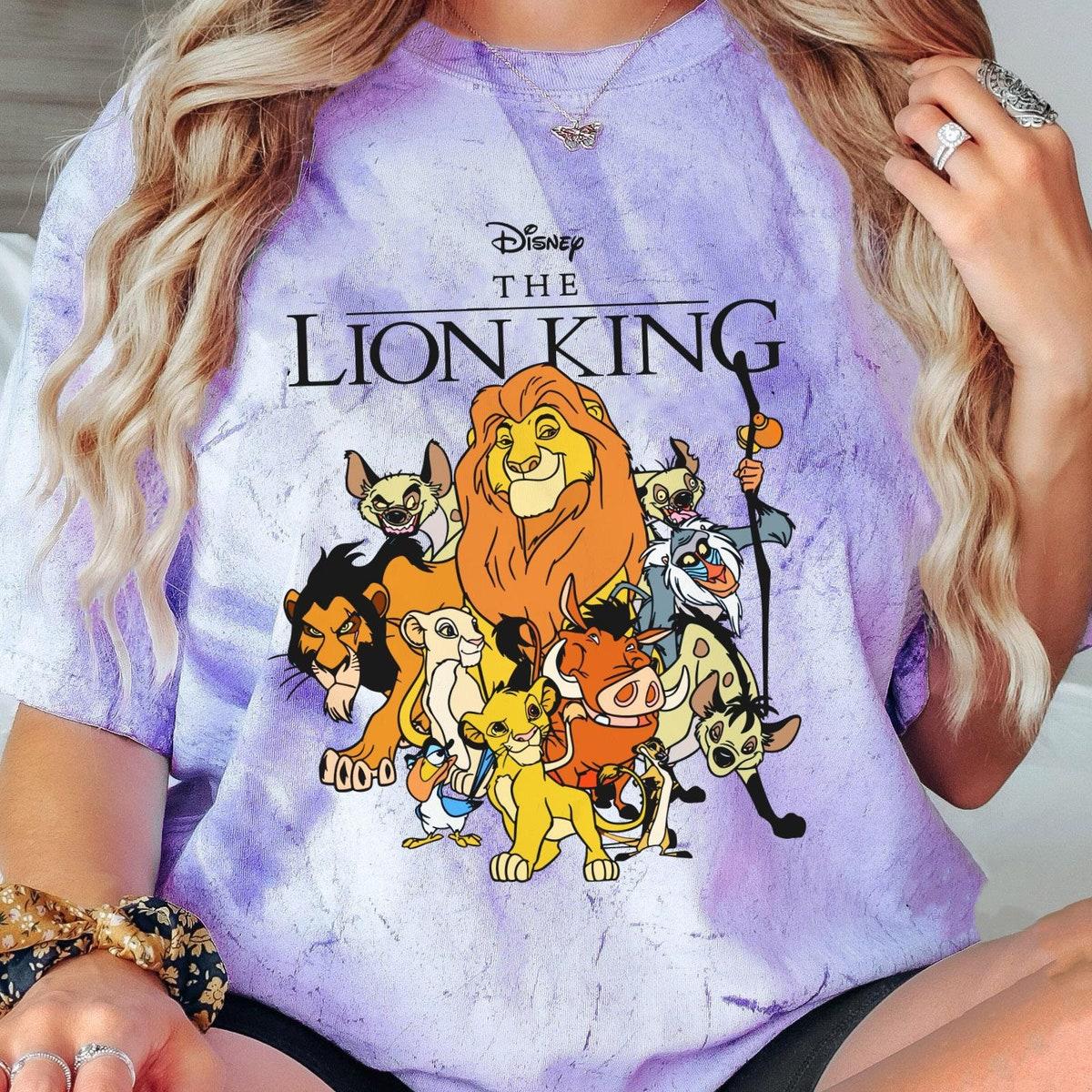 Retro The Lion King Group Characters Blast Shirt 5