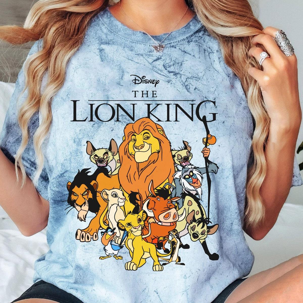 Retro The Lion King Group Characters Blast Shirt 6