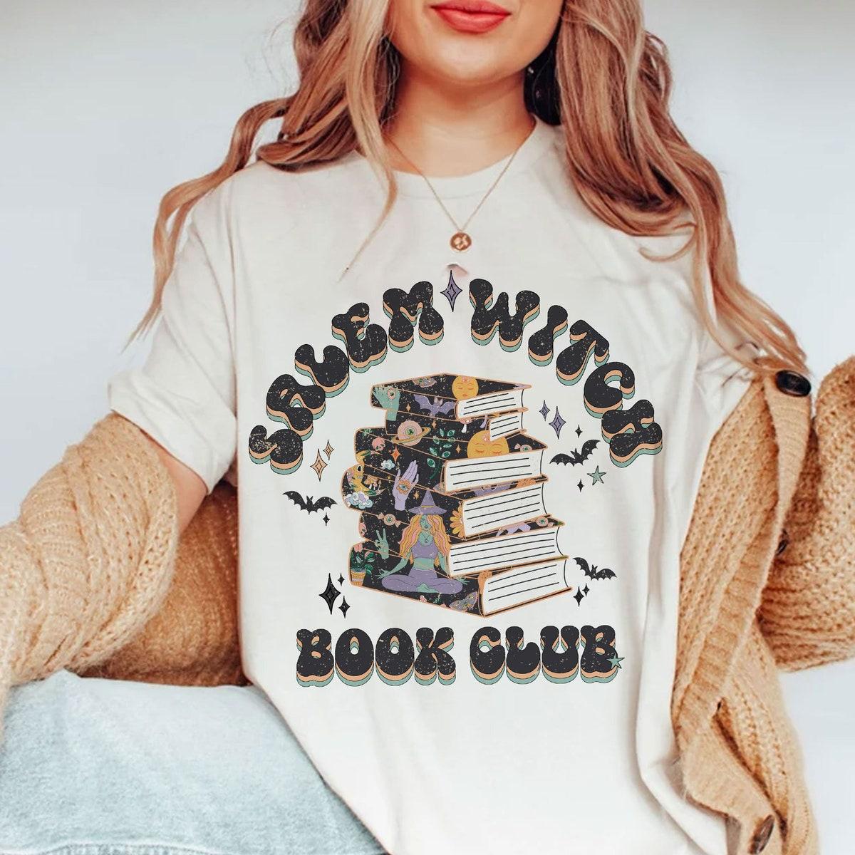 Salem Witch Book Club Halloween Shirt 1