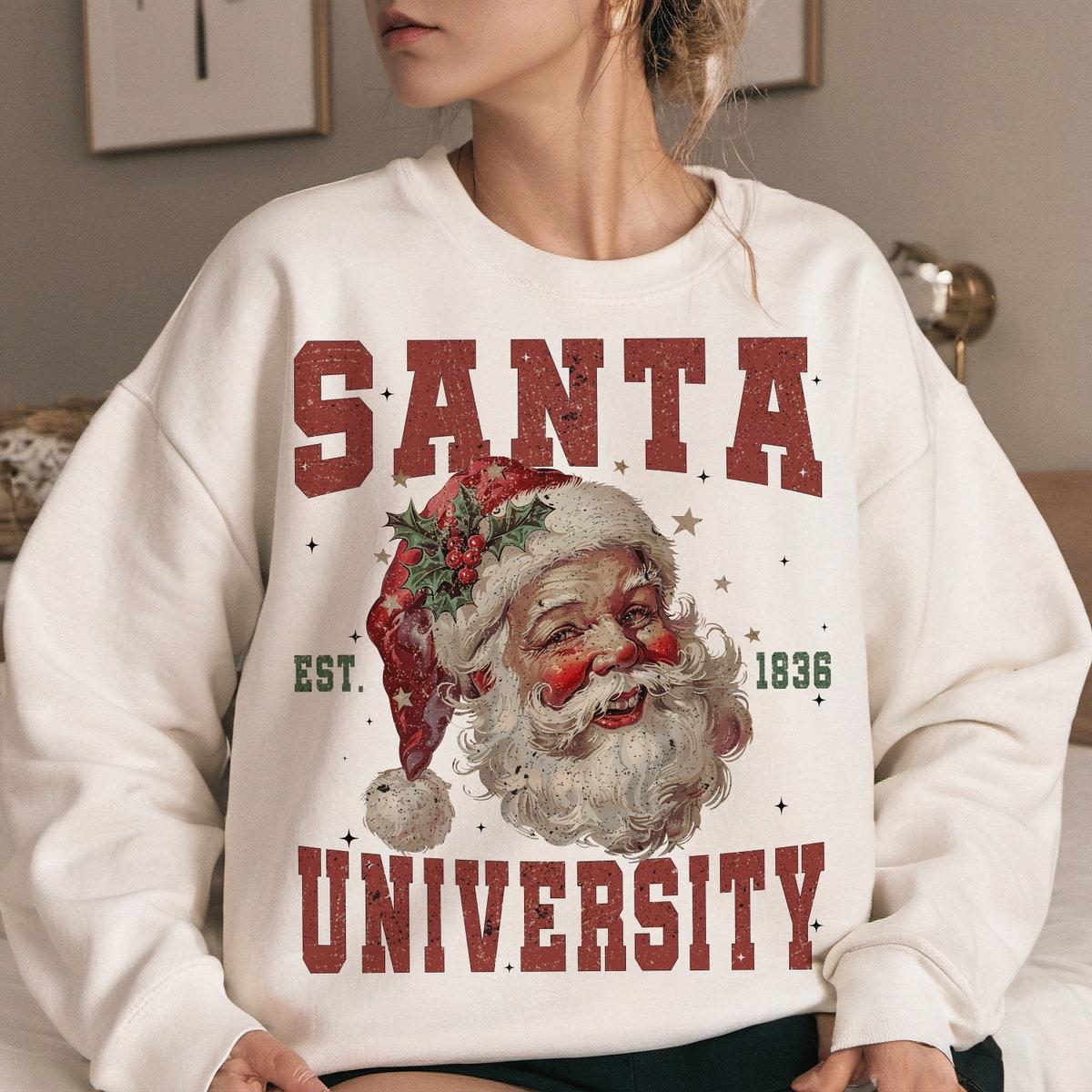 Santa Universty Christmas Season Sweatshirts 1