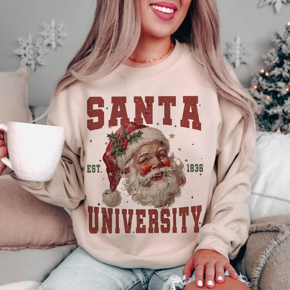 Santa Universty Christmas Season Sweatshirts 2