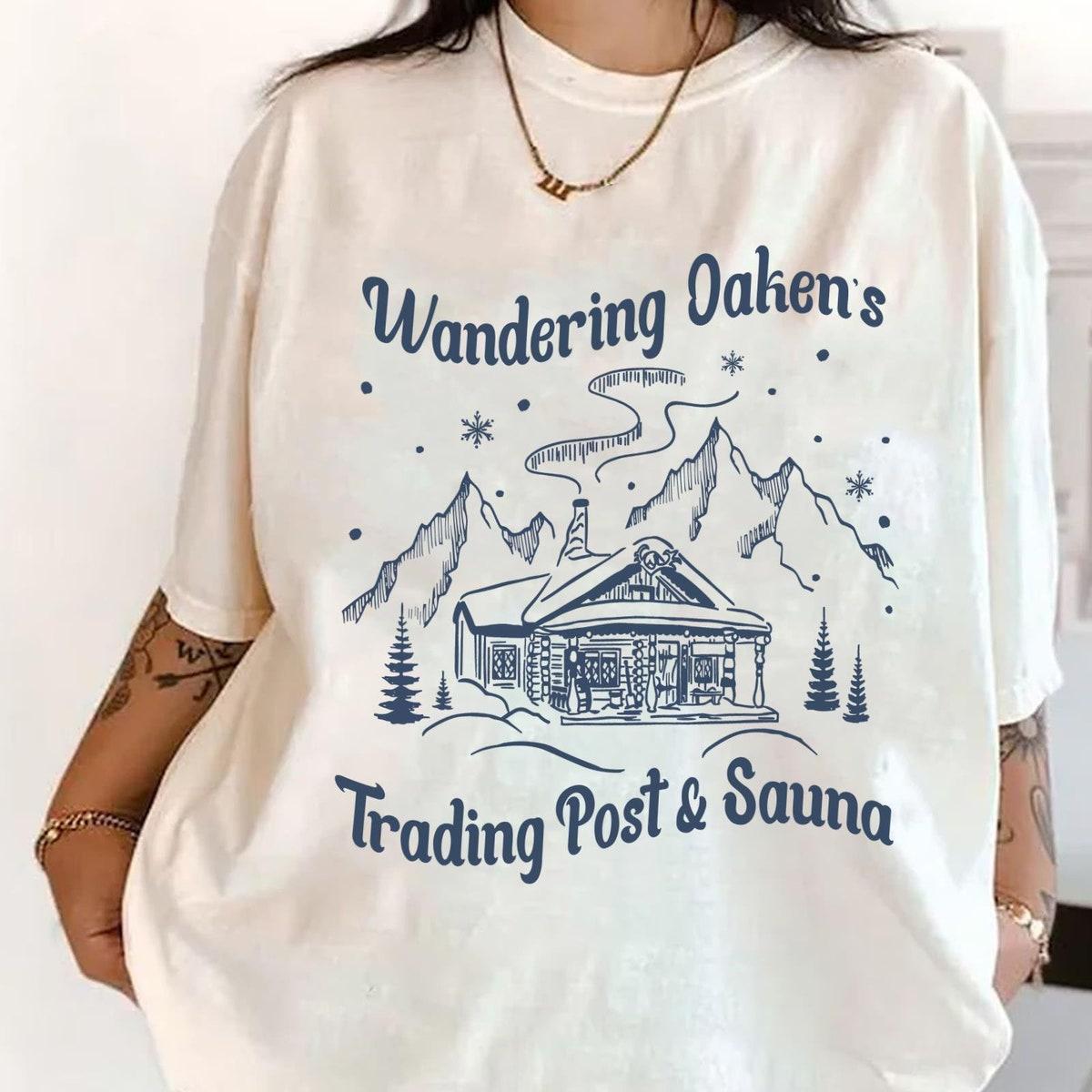 Sketch Art Frozen Wandering Oaken's Trading Post And Sauna Shirt 1