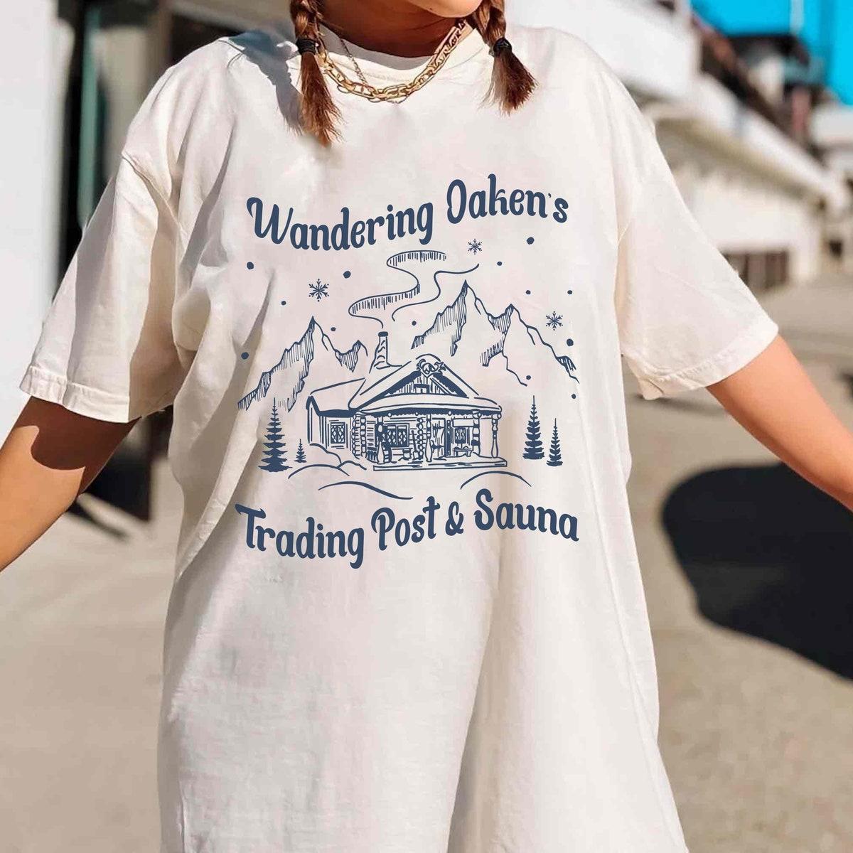 Sketch Art Frozen Wandering Oaken's Trading Post And Sauna Shirt 3