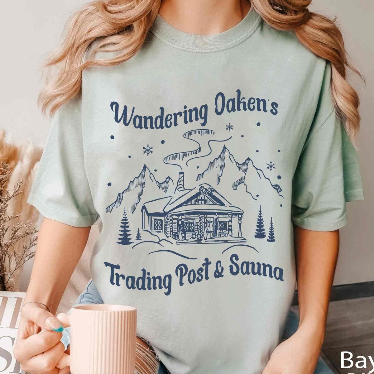 Sketch Art Frozen Wandering Oaken's Trading Post And Sauna Shirt 5