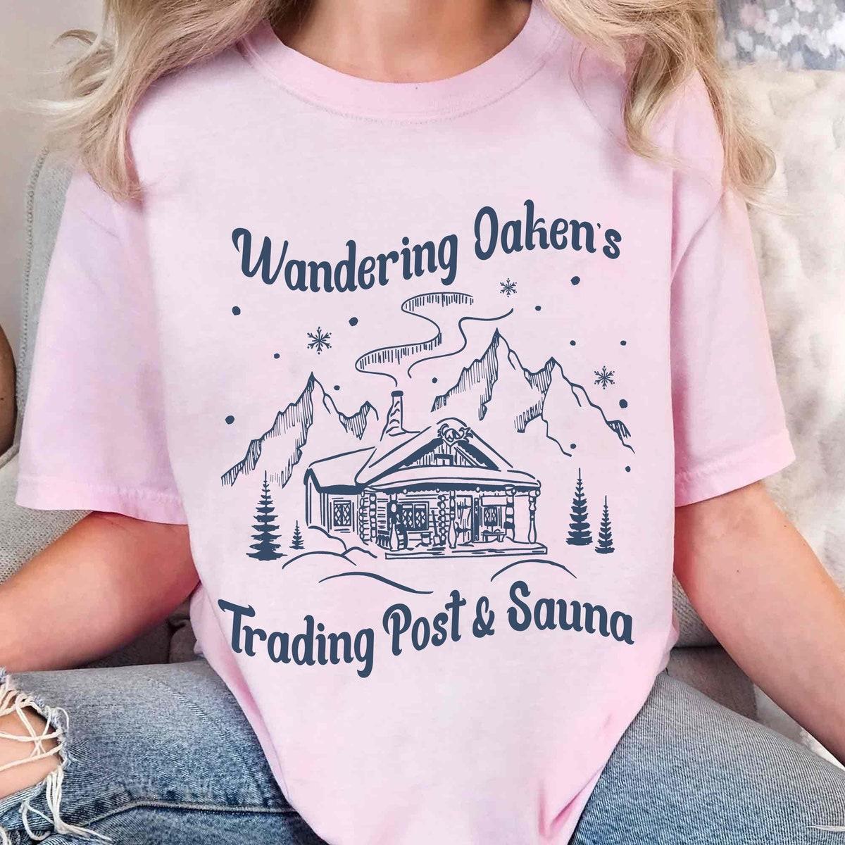 Sketch Art Frozen Wandering Oaken's Trading Post And Sauna Shirt 6