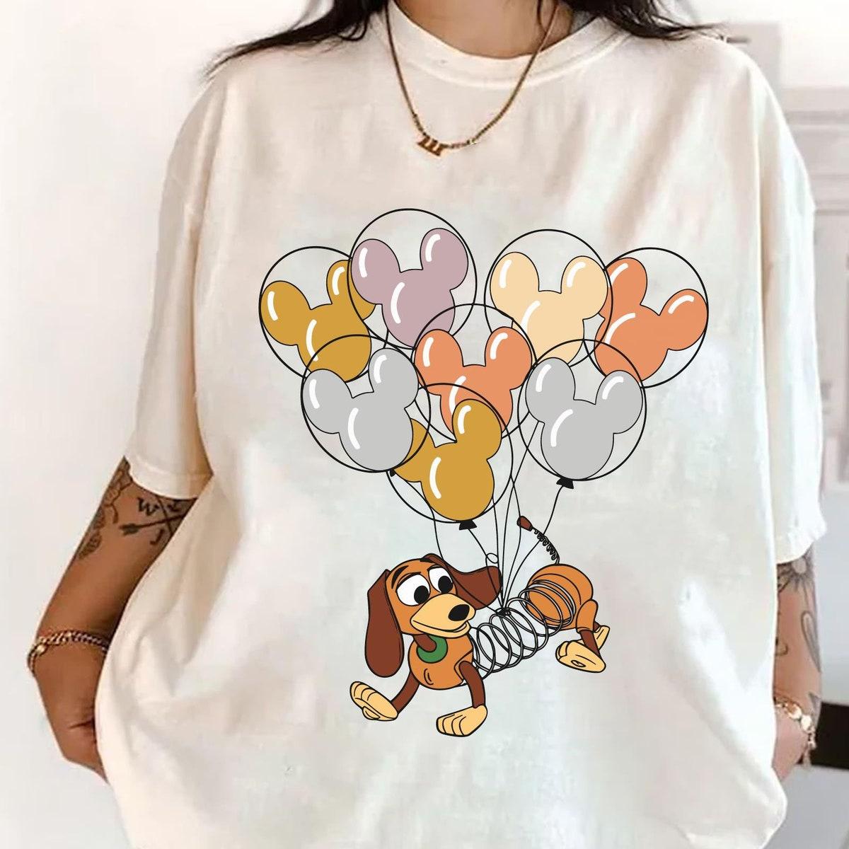 Slinky Dog With Mickey Balloons Toy Story Shirt 1