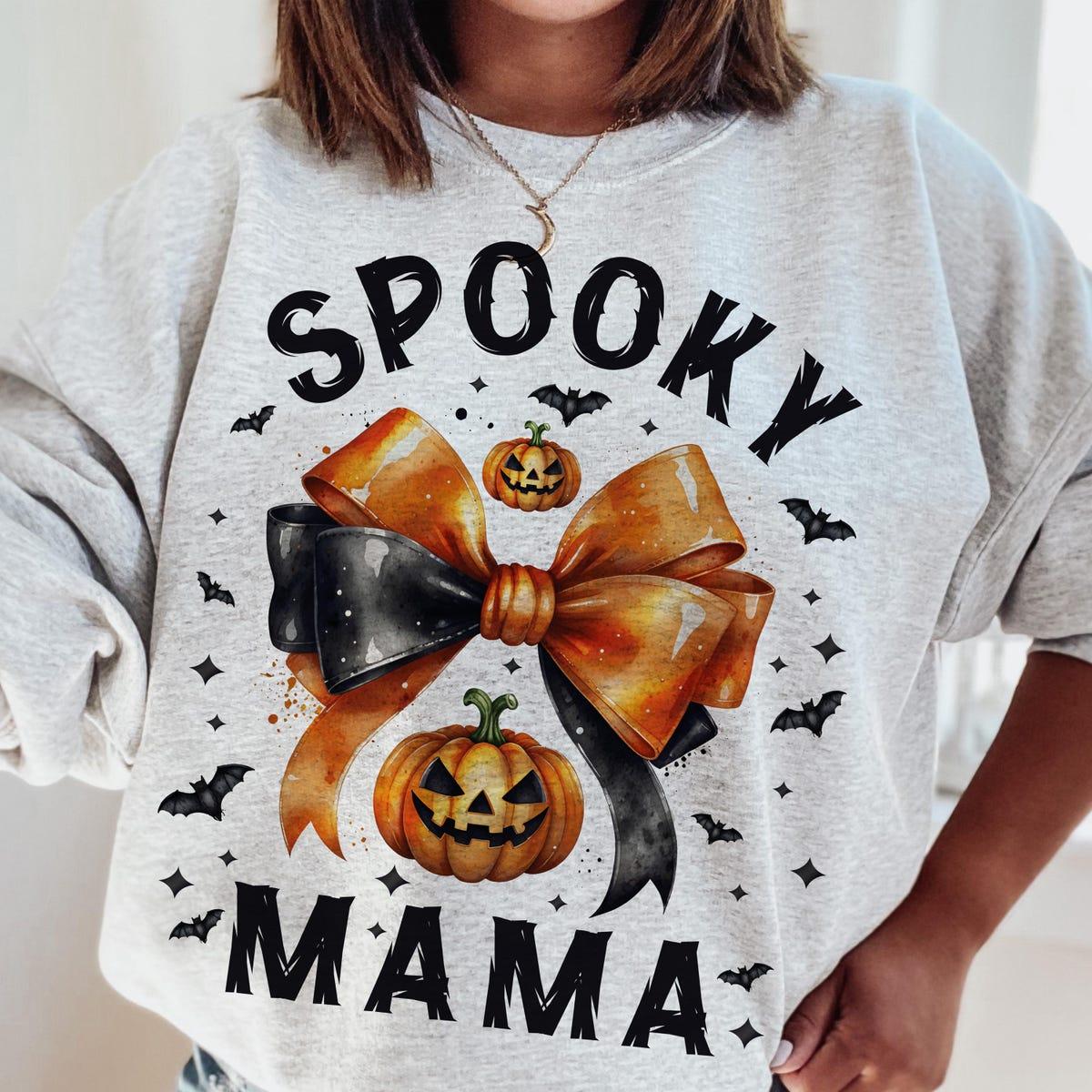 Spooky Mama Halloween Shirt 4