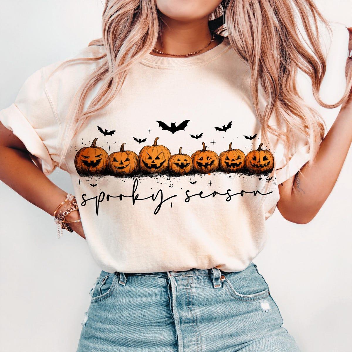 Spooky Season Fall Pumpkin Thanksgiving Shirt 2