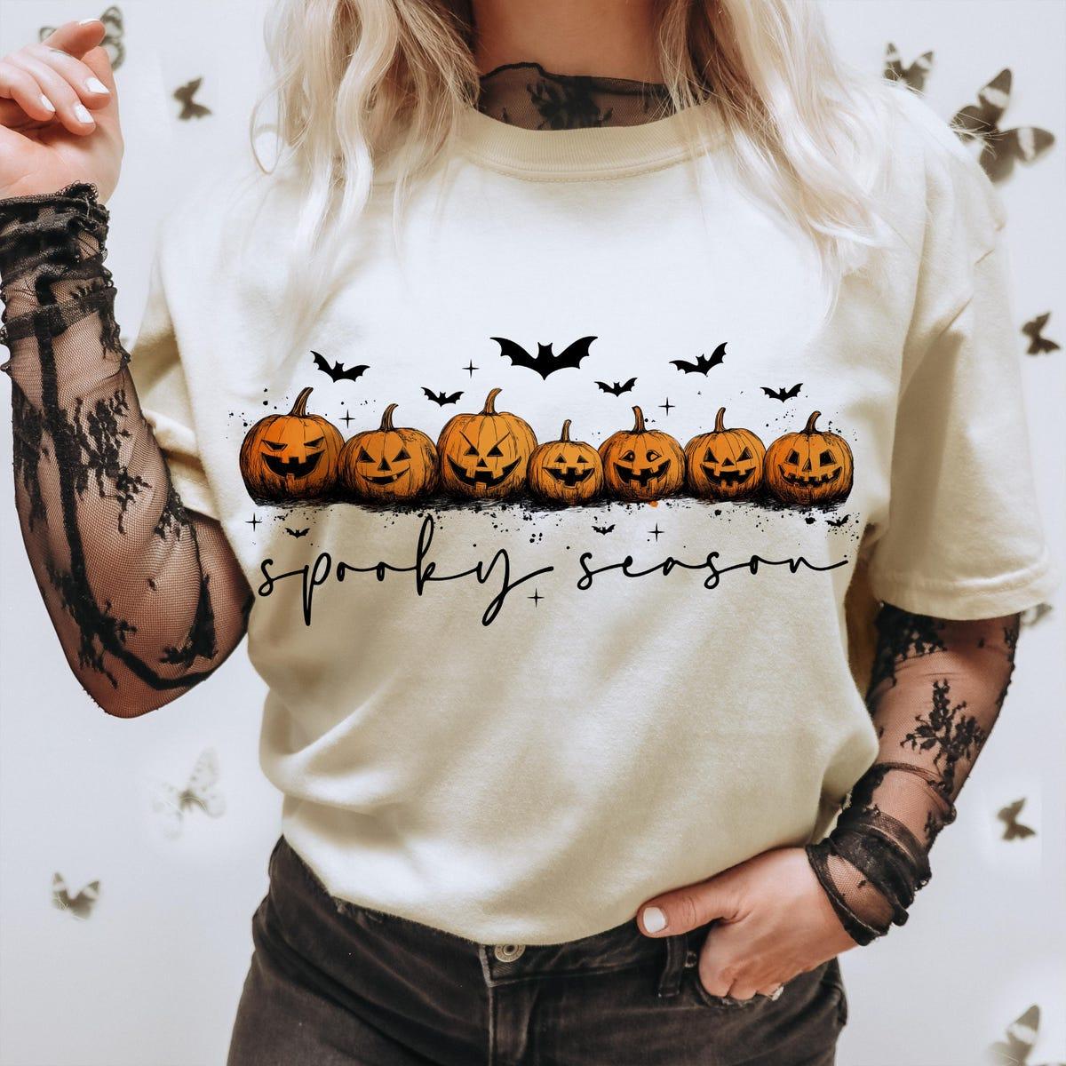 Spooky Season Fall Pumpkin Thanksgiving Shirt 3