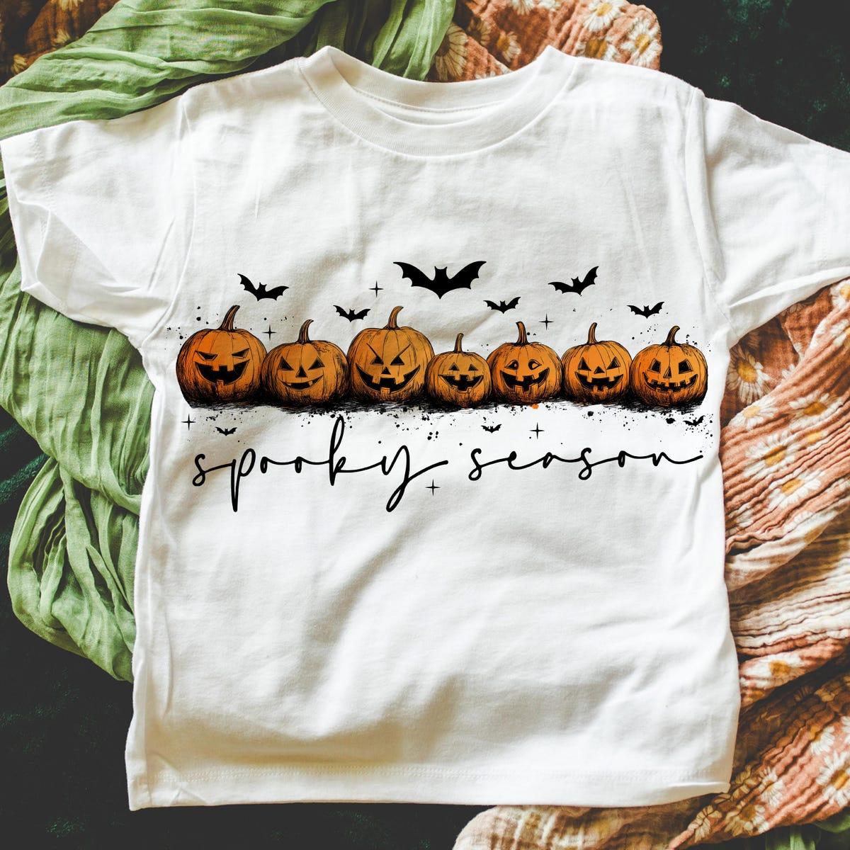 Spooky Season Fall Pumpkin Thanksgiving Shirt 4