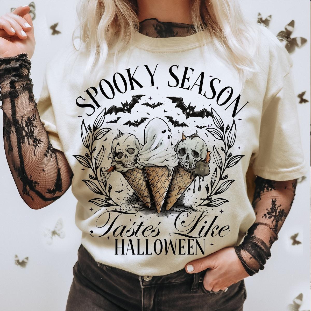 Spooky Season Tastes Like Halloween Shirt 1