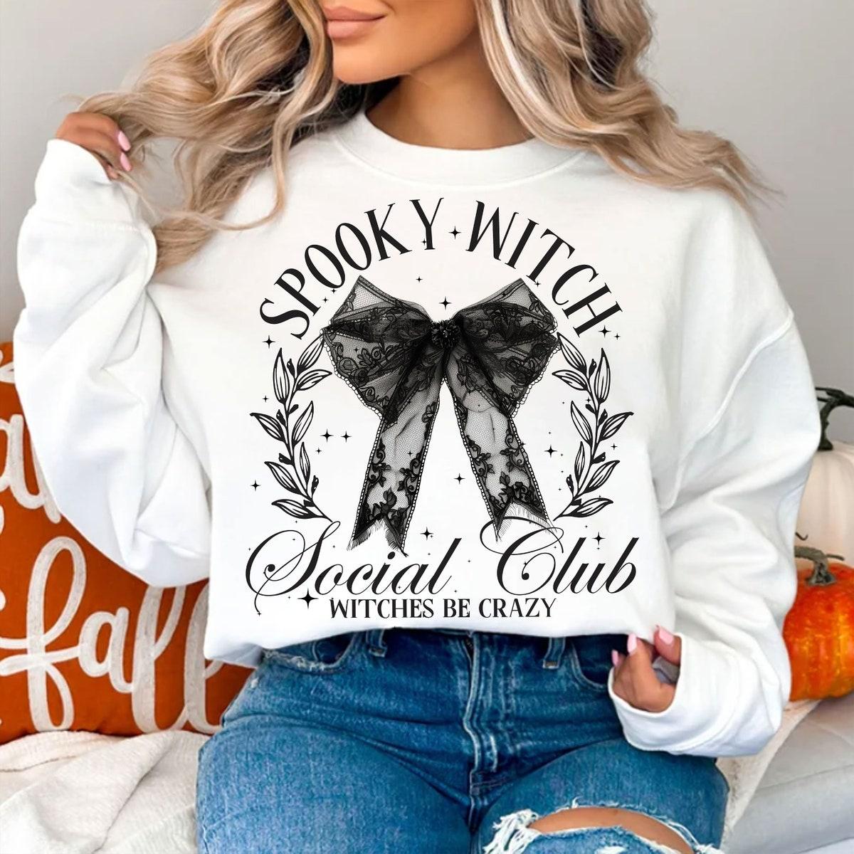 Spooky Witch Social Club Halloween Shirt 2