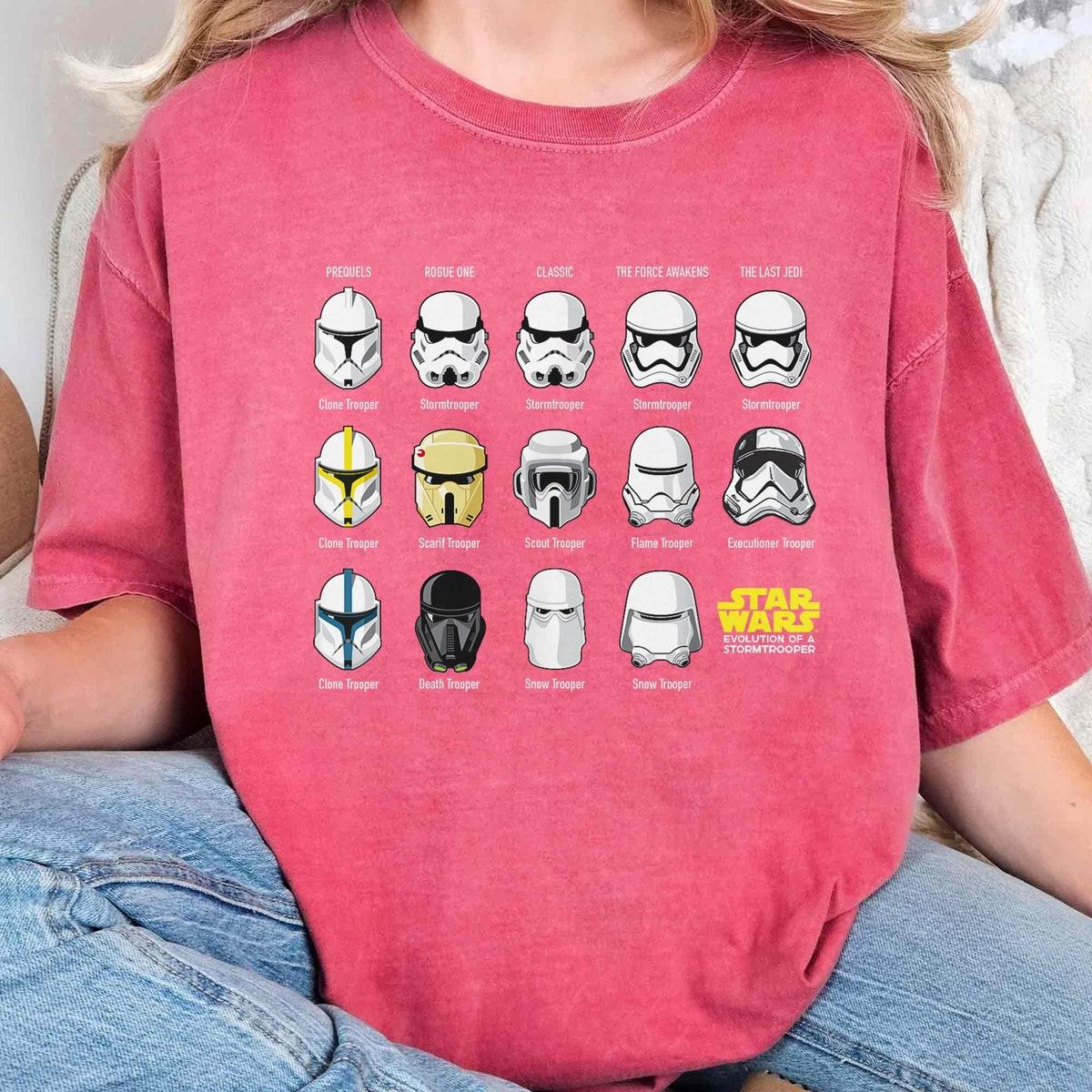 Star Wars Clone Wars Saga Guide Evolution Of A Stormtrooper Shirt 5